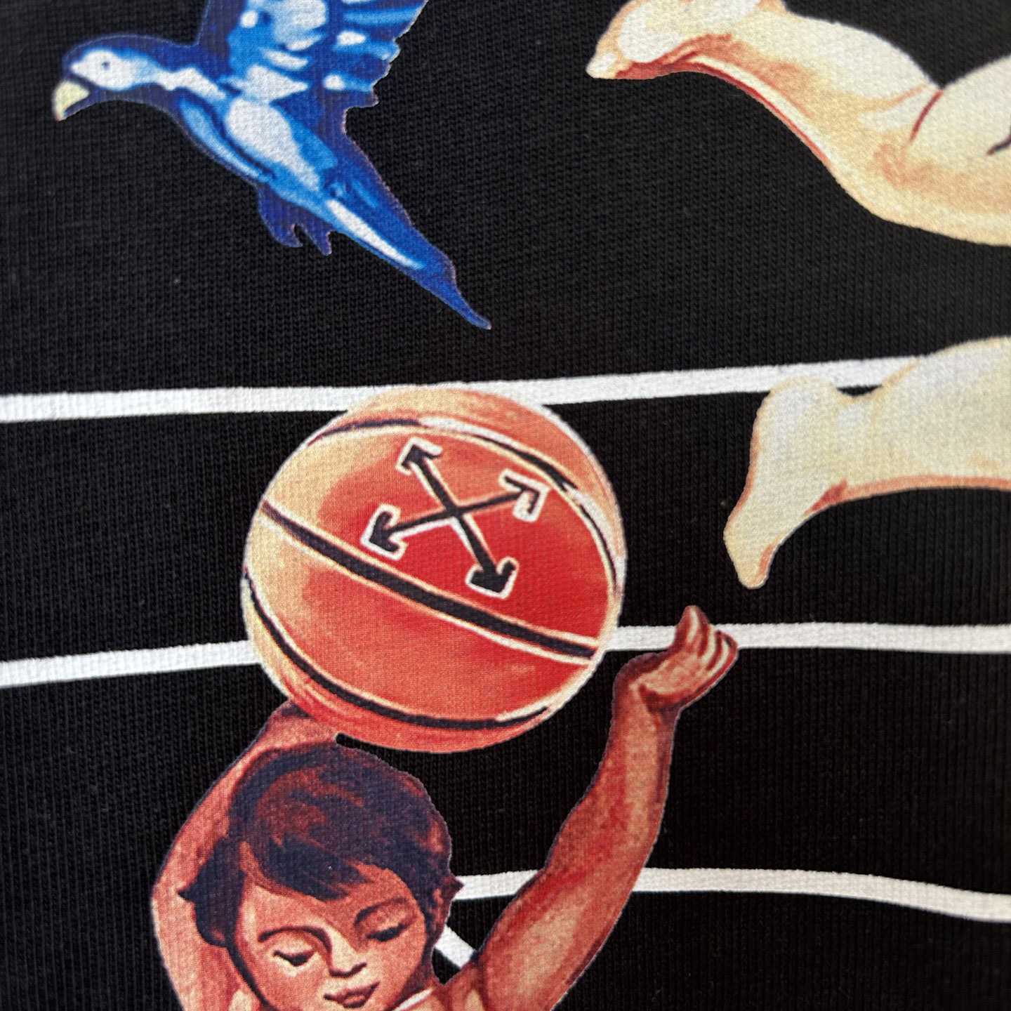 Off-White Black Fresco Arrow T-Shirt    - DesignerGu