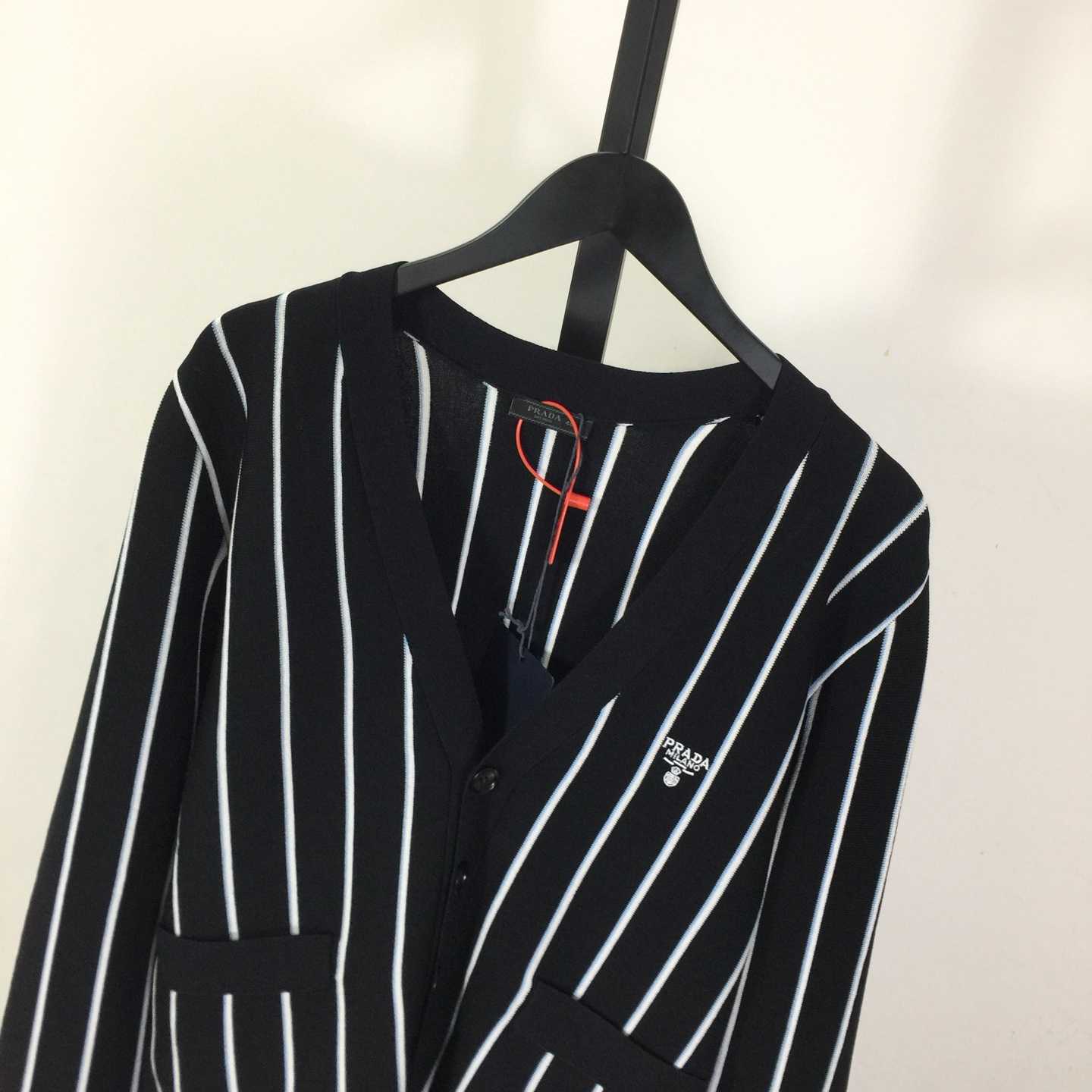 Prada Black Wool Cardigan - DesignerGu