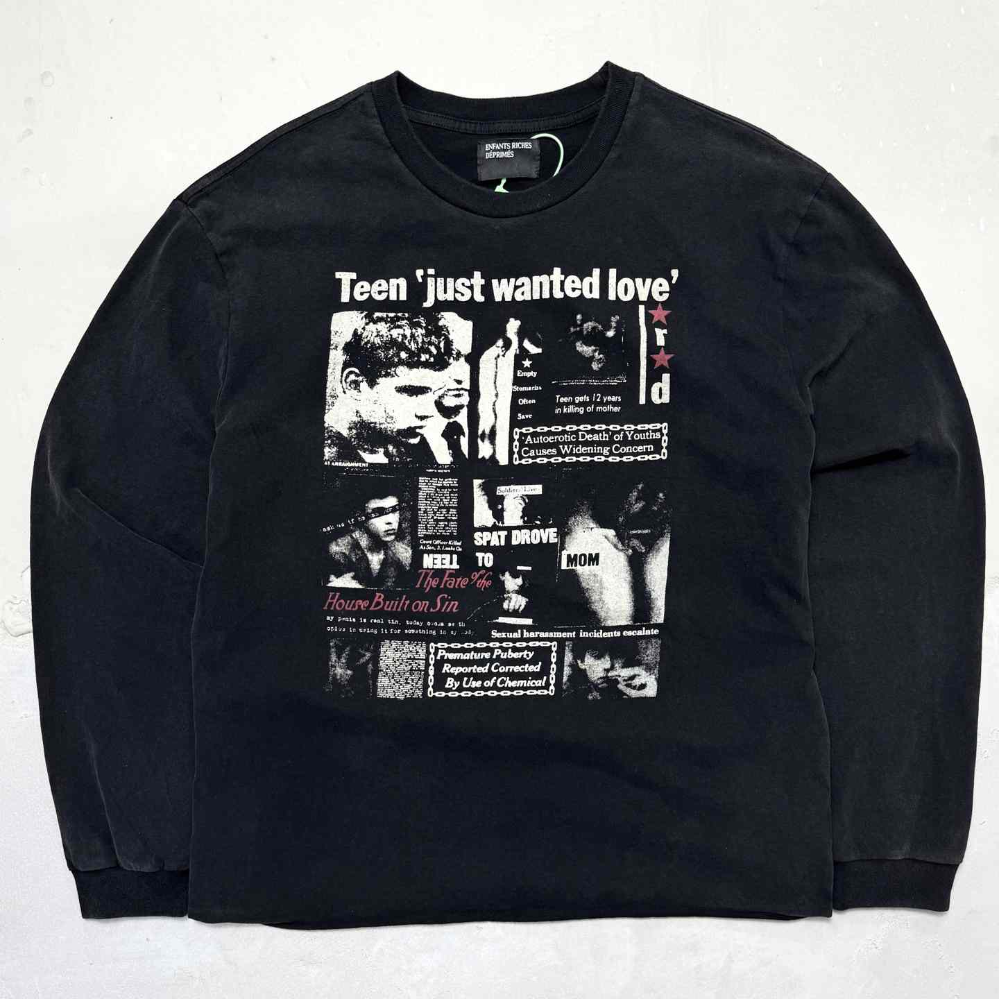 Enfants Riches Deprimes Teen Just Wanted Love Shirt - DesignerGu