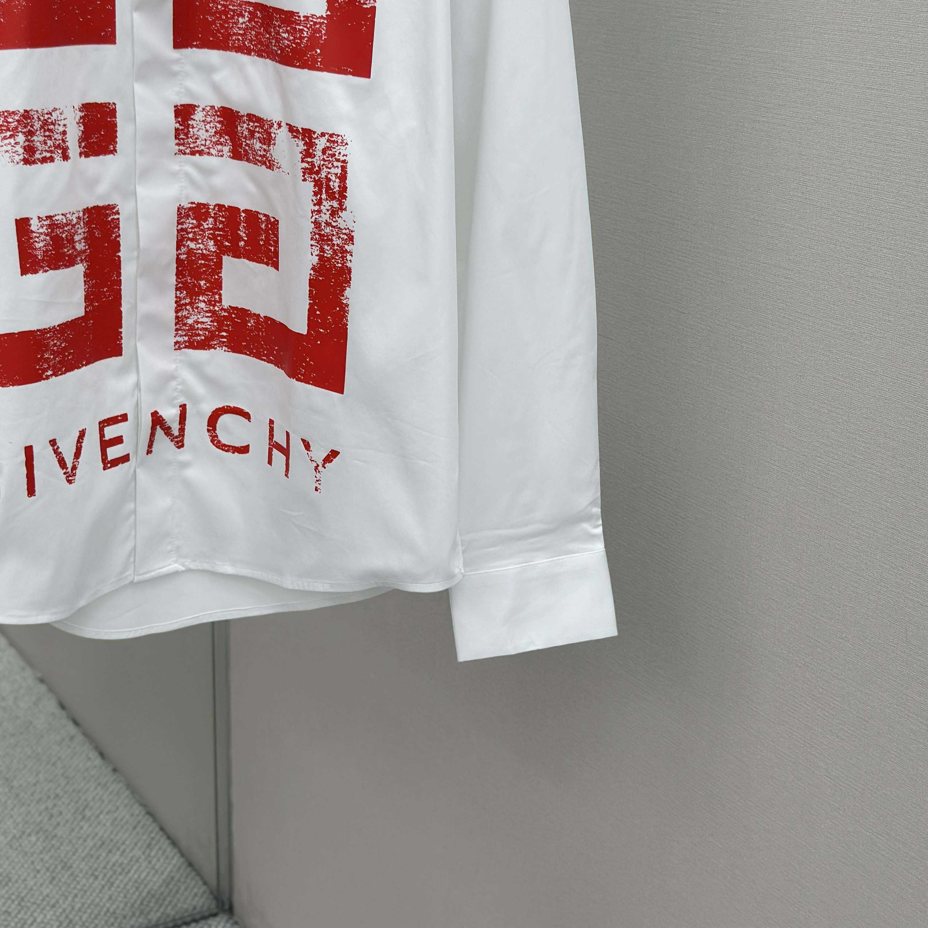 Givenchy Cotton Shirt with 4G Stars - DesignerGu