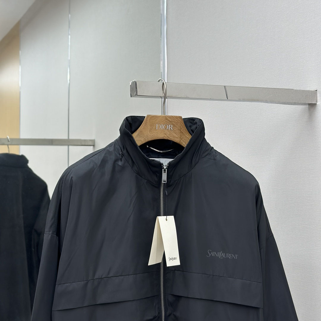 Saint Laurent Blouson In Serge - DesignerGu