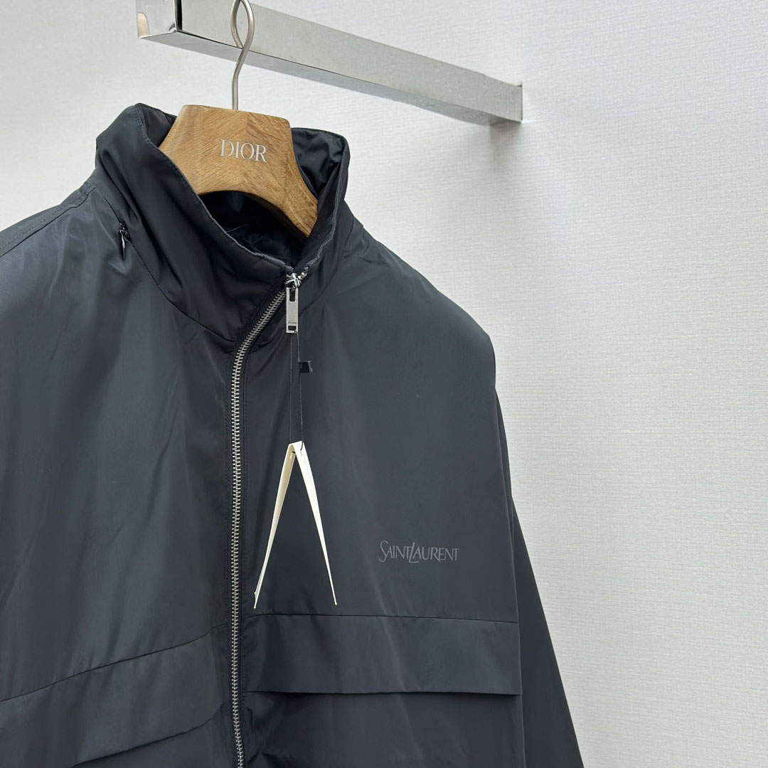 Saint Laurent Blouson In Serge - DesignerGu