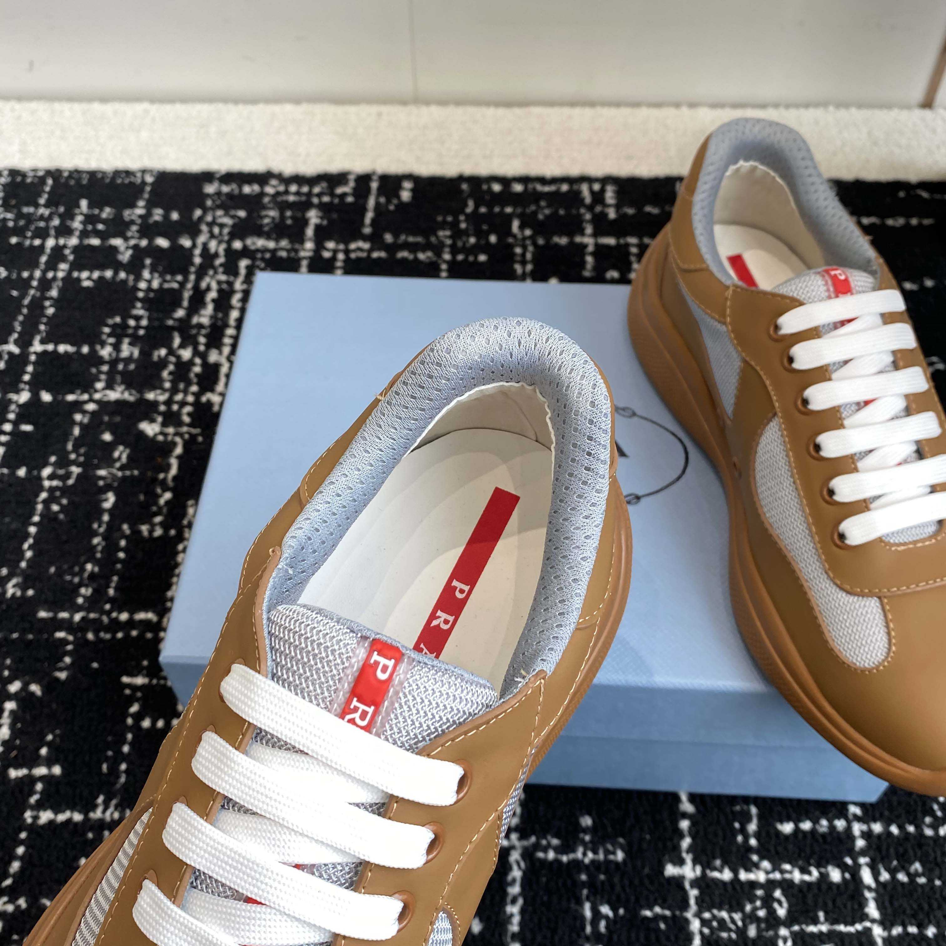 Prada America's Cup Soft Rubber And Bike Fabric Sneakers - DesignerGu