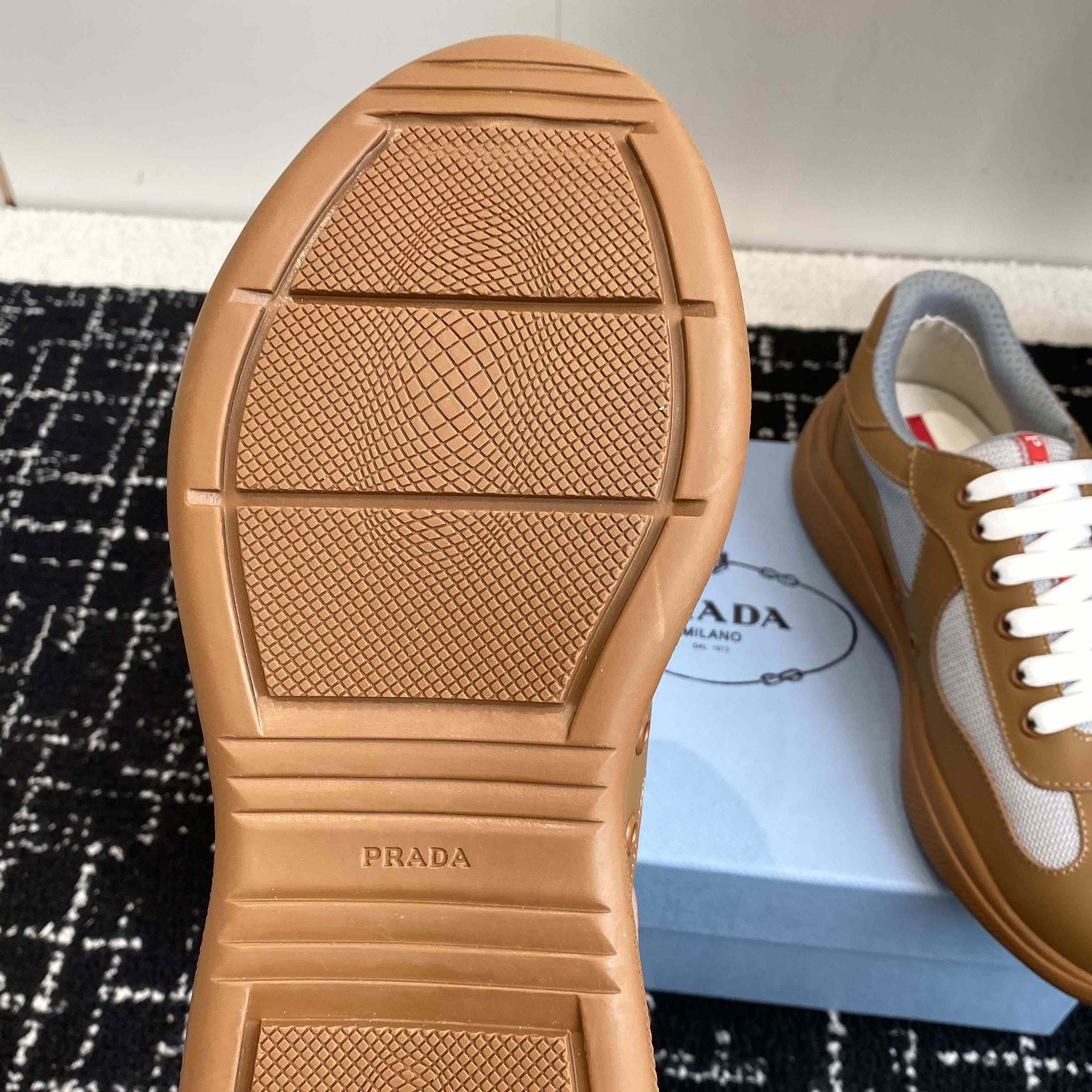 Prada America's Cup Soft Rubber And Bike Fabric Sneakers - DesignerGu