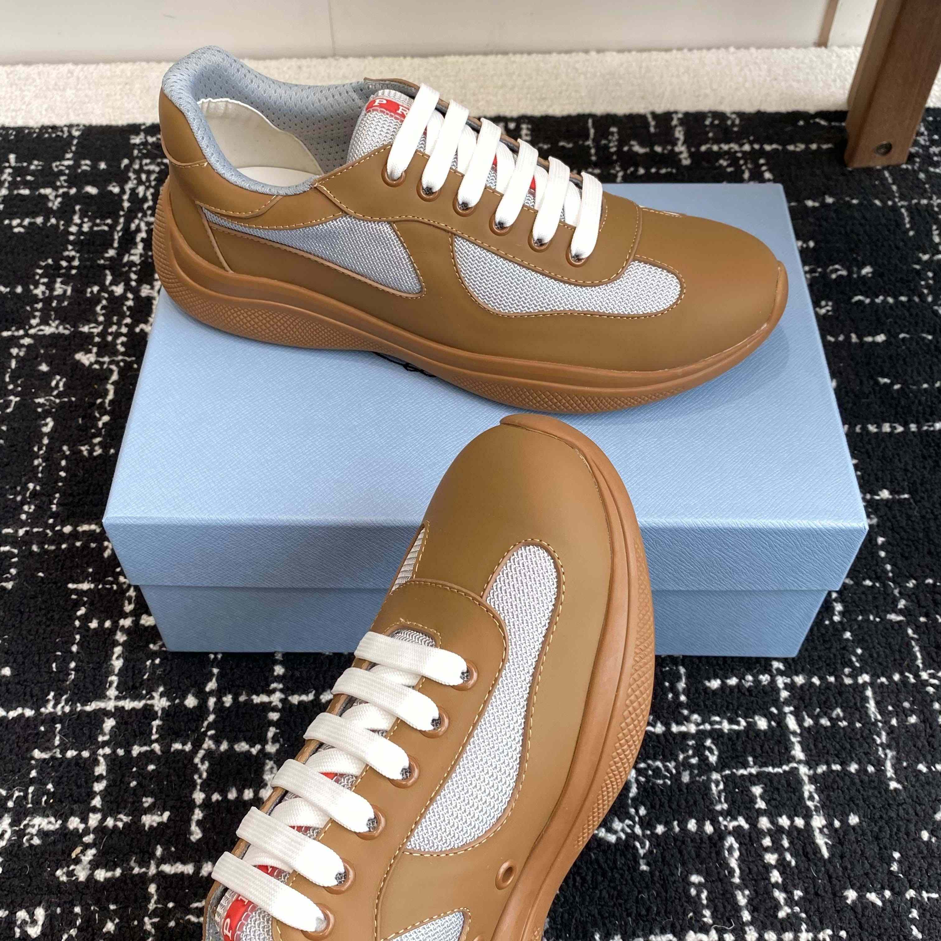 Prada America's Cup Soft Rubber And Bike Fabric Sneakers - DesignerGu