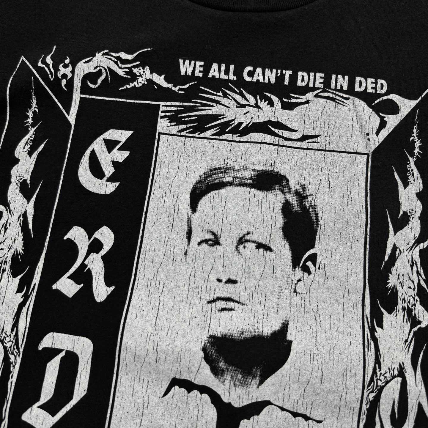 Enfants Riches Deprimes Die In Bed Long Sleeve Tee Shirt Black - DesignerGu