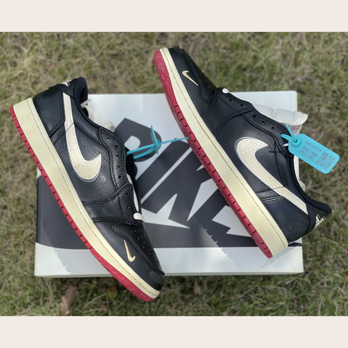 Nigel Sylvester x Jordan Air Jordan 1 Low OG Nitro Better With Time    IB8958-001 - DesignerGu