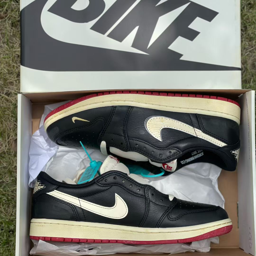 Nigel Sylvester x Jordan Air Jordan 1 Low OG Nitro Better With Time    IB8958-001 - DesignerGu