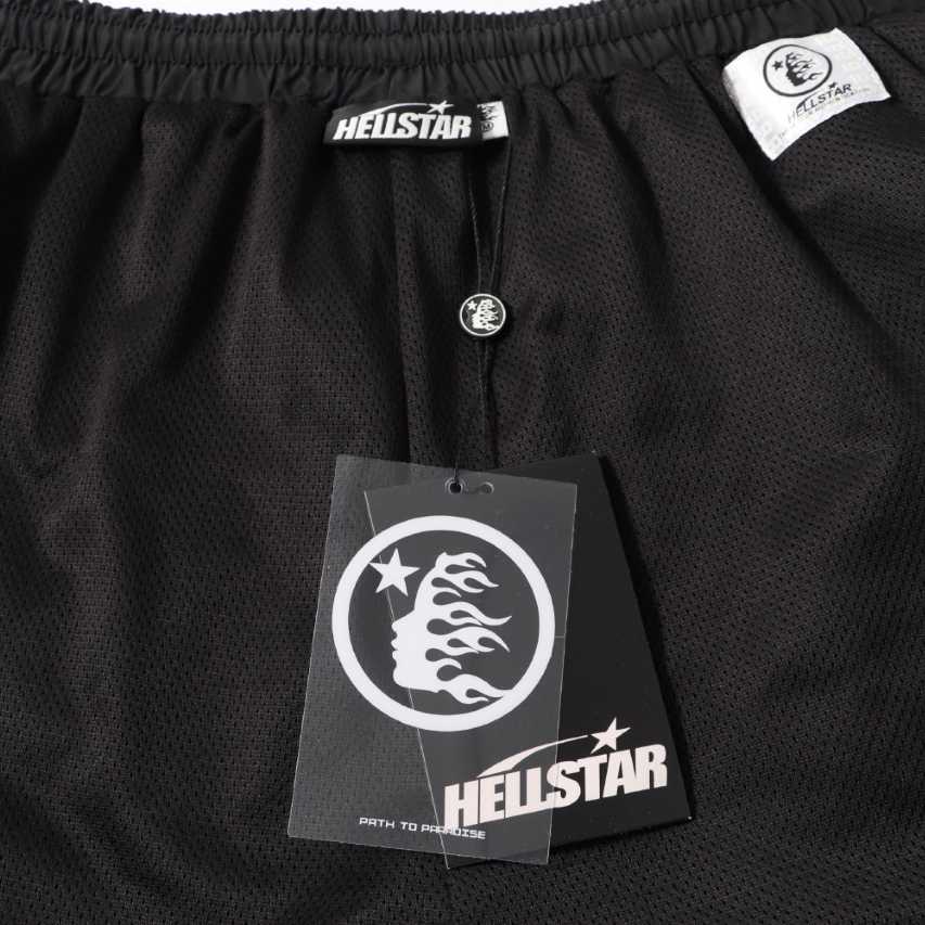 Hellstar Waxed Nylon Athletic Shorts - DesignerGu