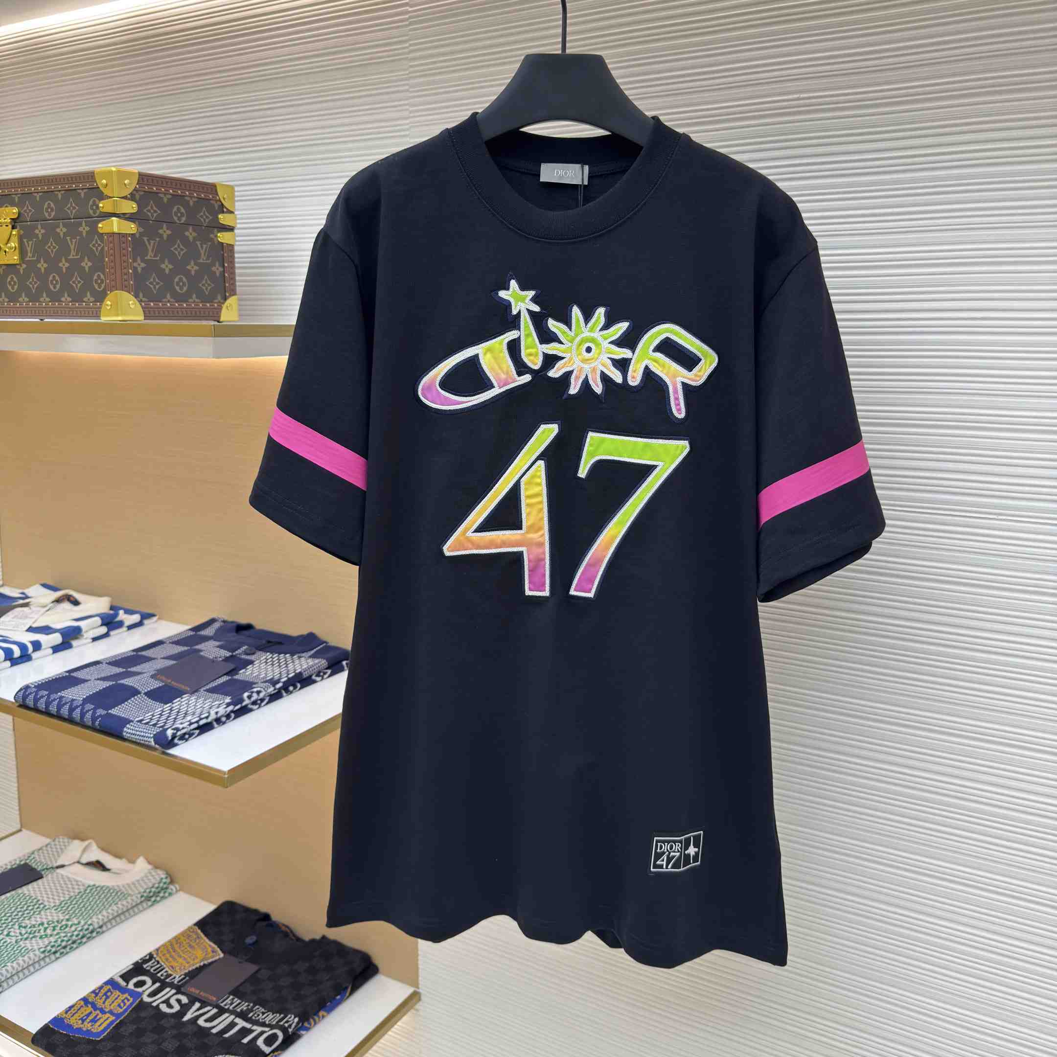 Dior And Lewis Hamilton T-Shirt, Relaxed Fit  - DesignerGu