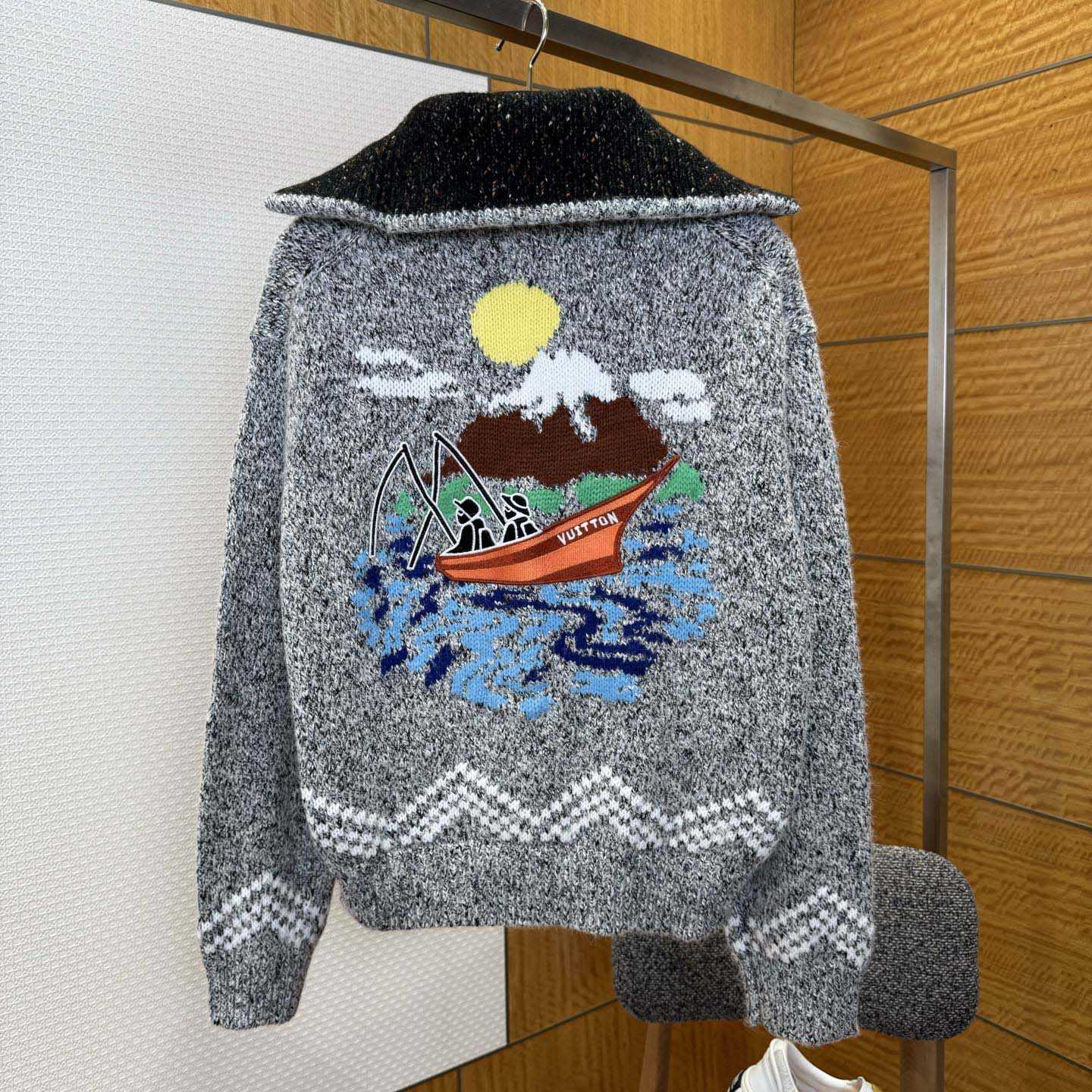 Louis Vuitton Zippered Knitted Blouson   1AIMD0 - DesignerGu