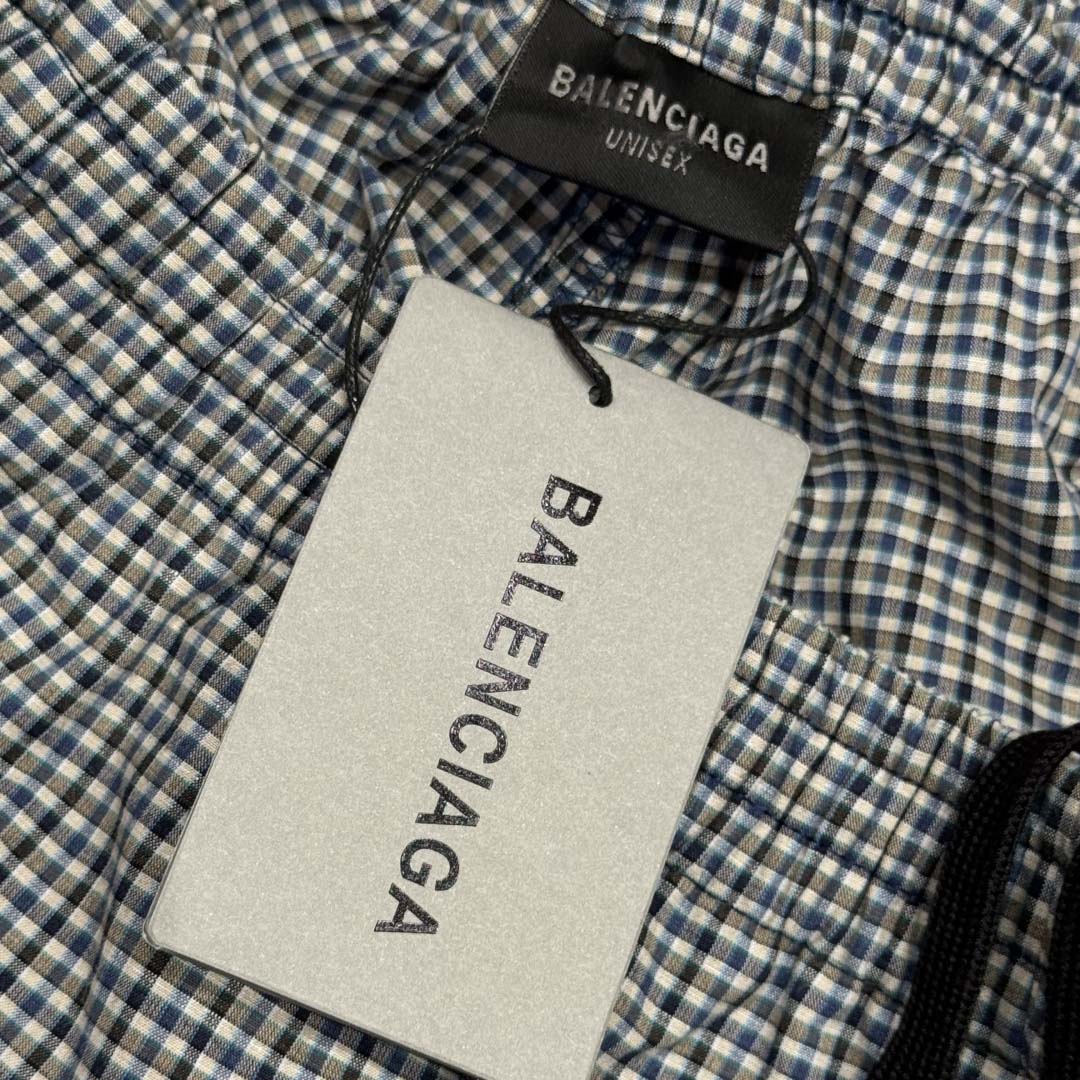 Balenciaga Tracksuit Pants In Blue And Beige - DesignerGu