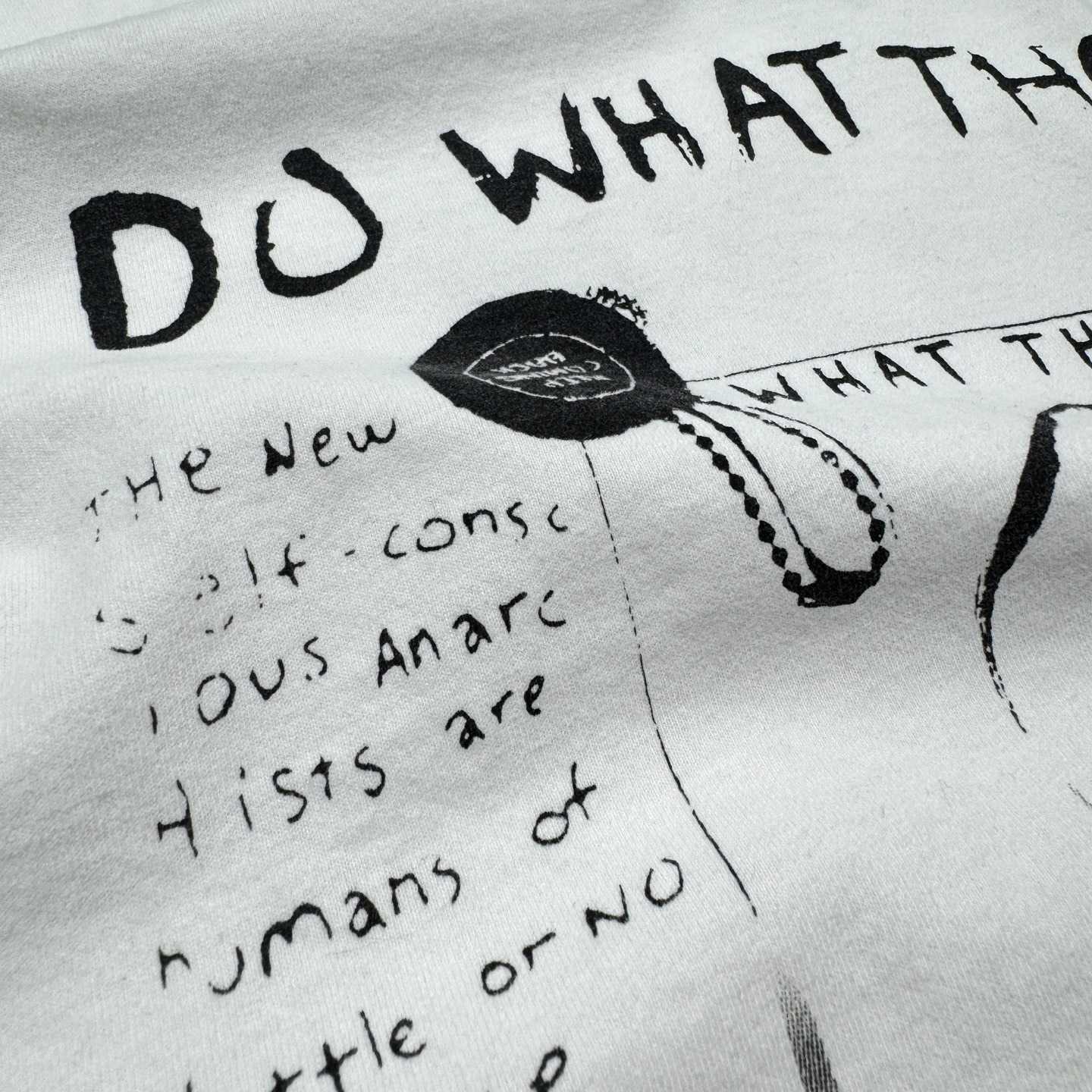 Enfants Riches Déprimés Do What Thou Wilt Long-Sleeve T-Shirt 'Faded White' - DesignerGu