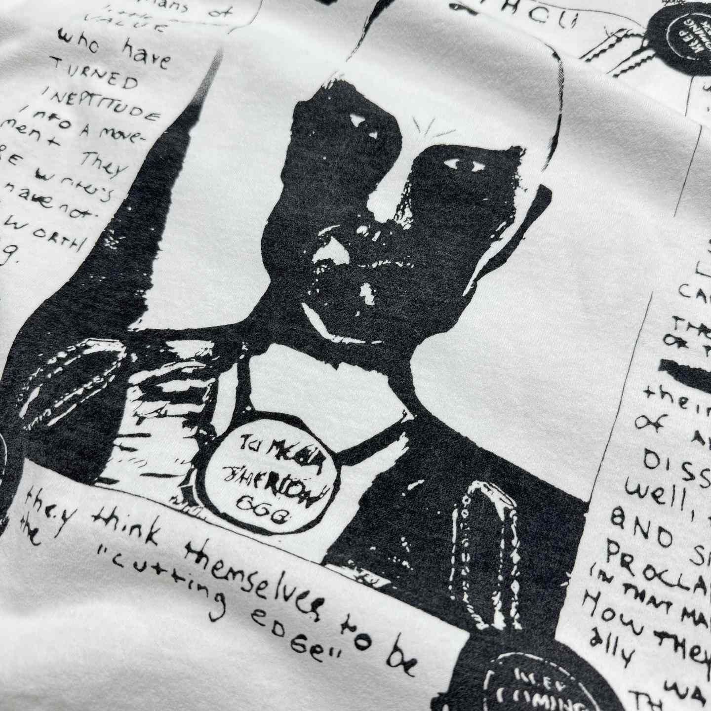 Enfants Riches Déprimés Do What Thou Wilt Long-Sleeve T-Shirt 'Faded White' - DesignerGu