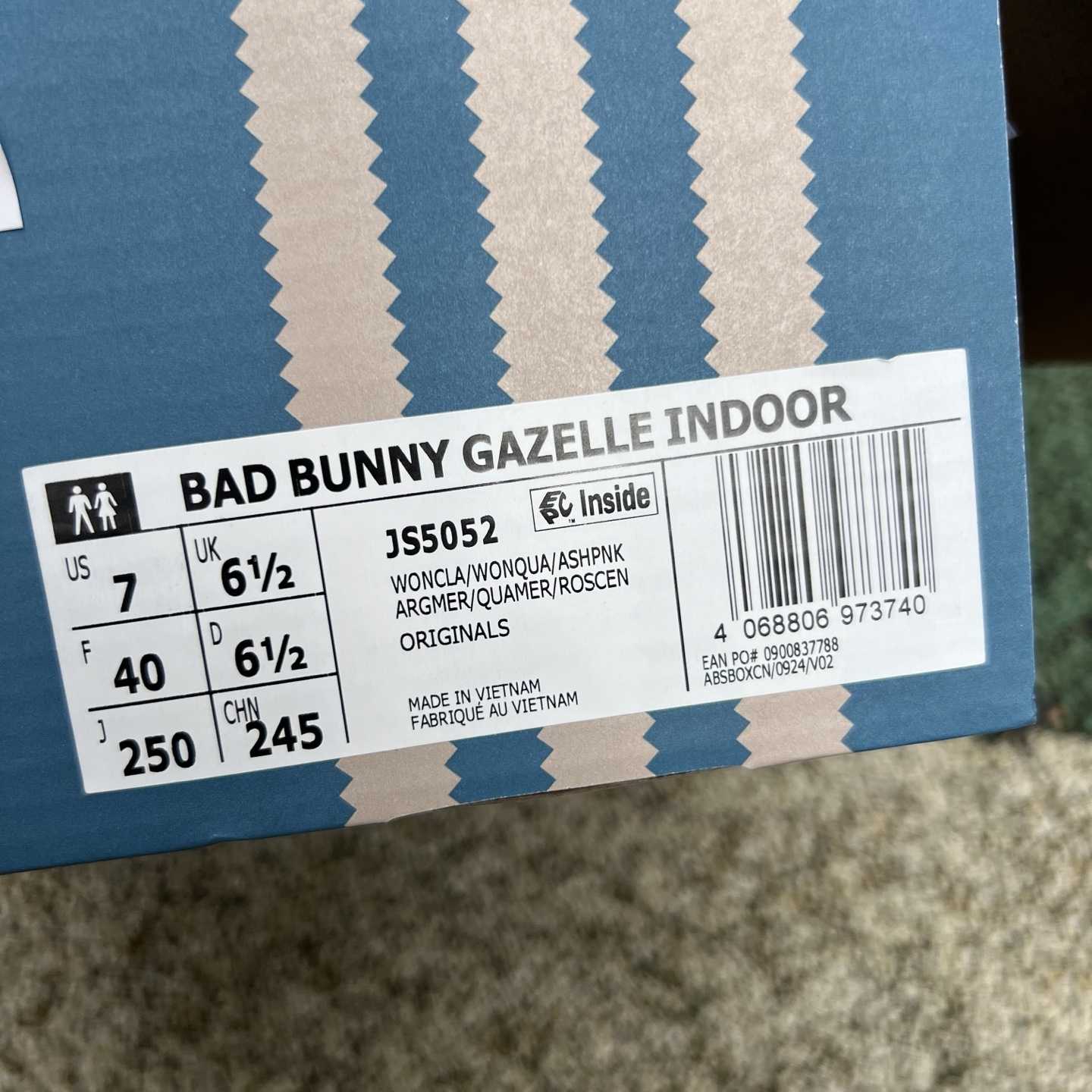 Bad Bunny x Adidas Gazelle   JS5052 - DesignerGu