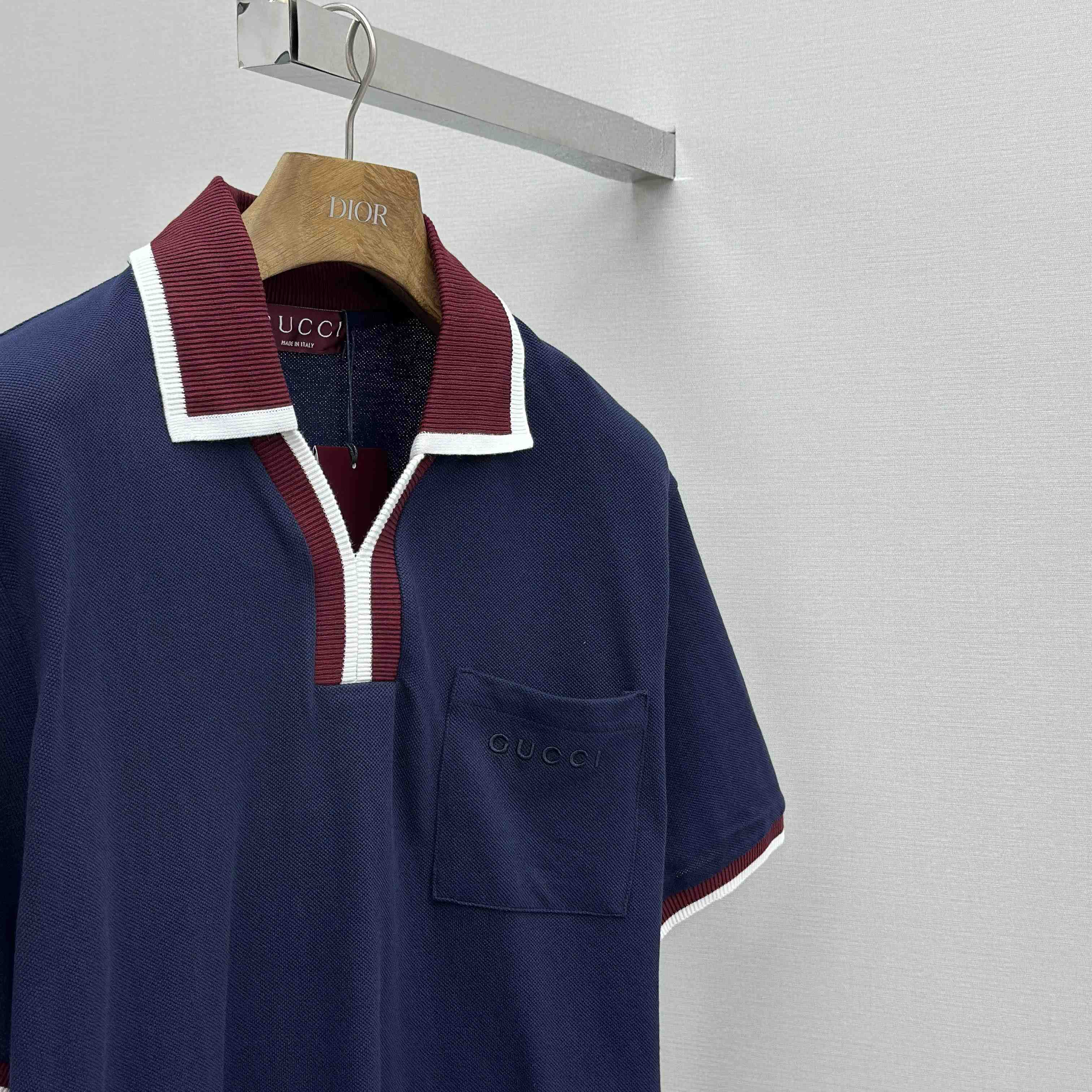 Gucci Cotton Piquet Polo Shirt - DesignerGu