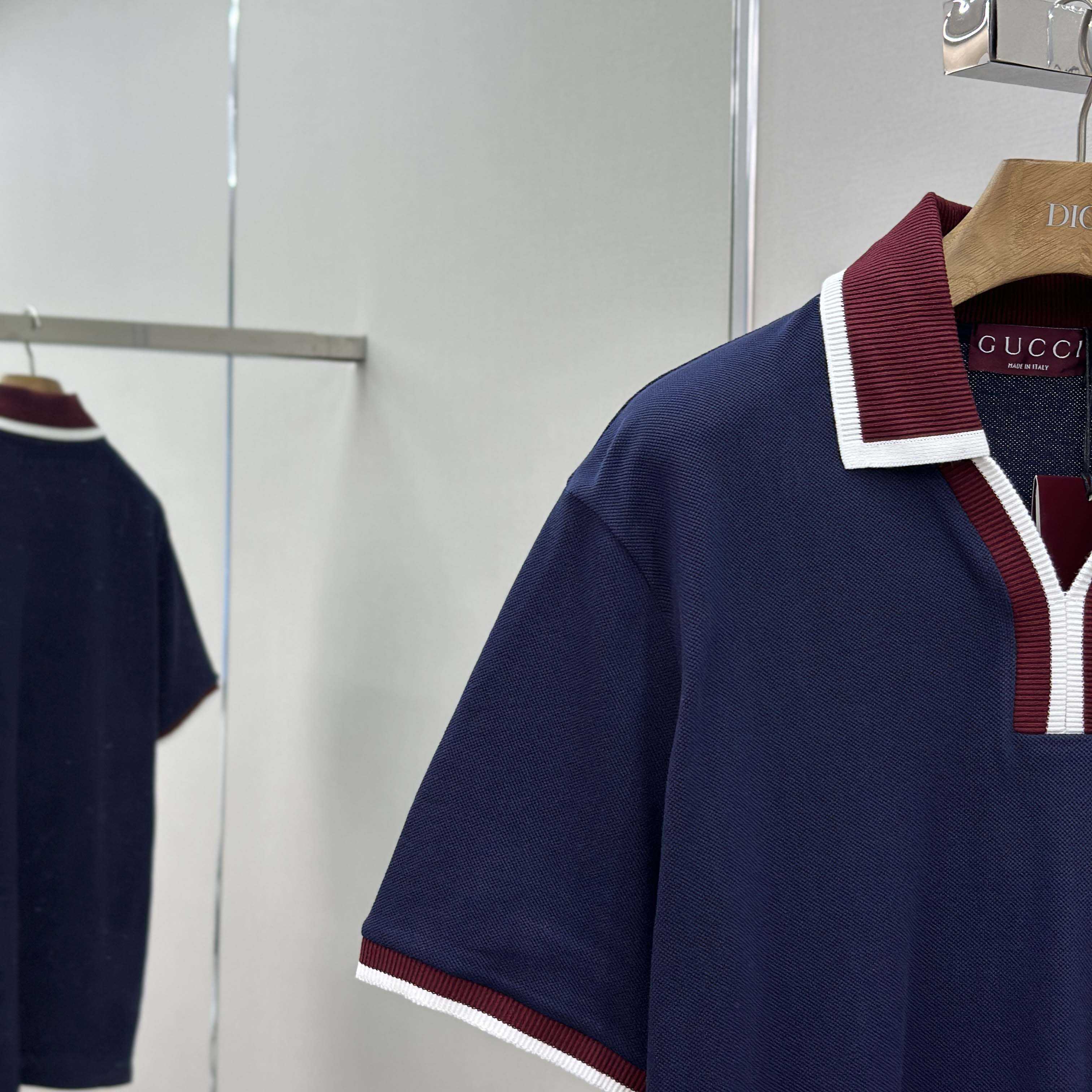 Gucci Cotton Piquet Polo Shirt - DesignerGu