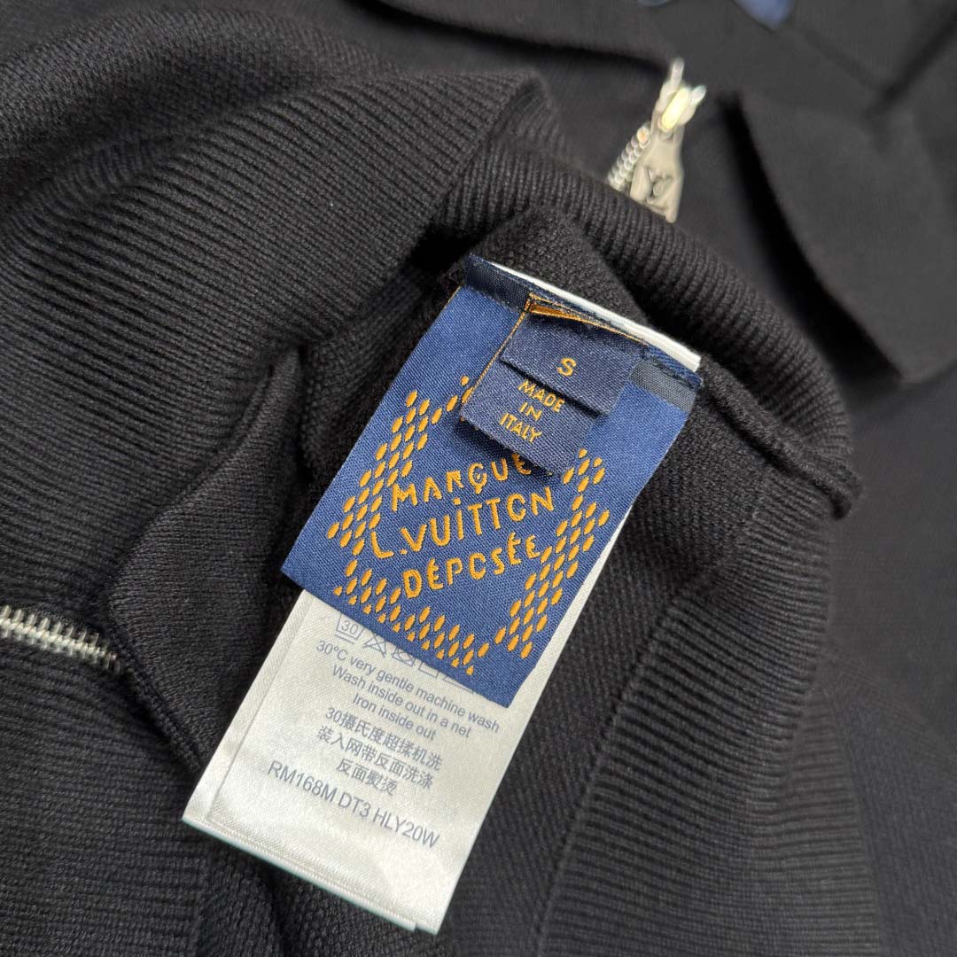 Louis Vuitton Knit Blouson With Leather Details   1AH346 - DesignerGu