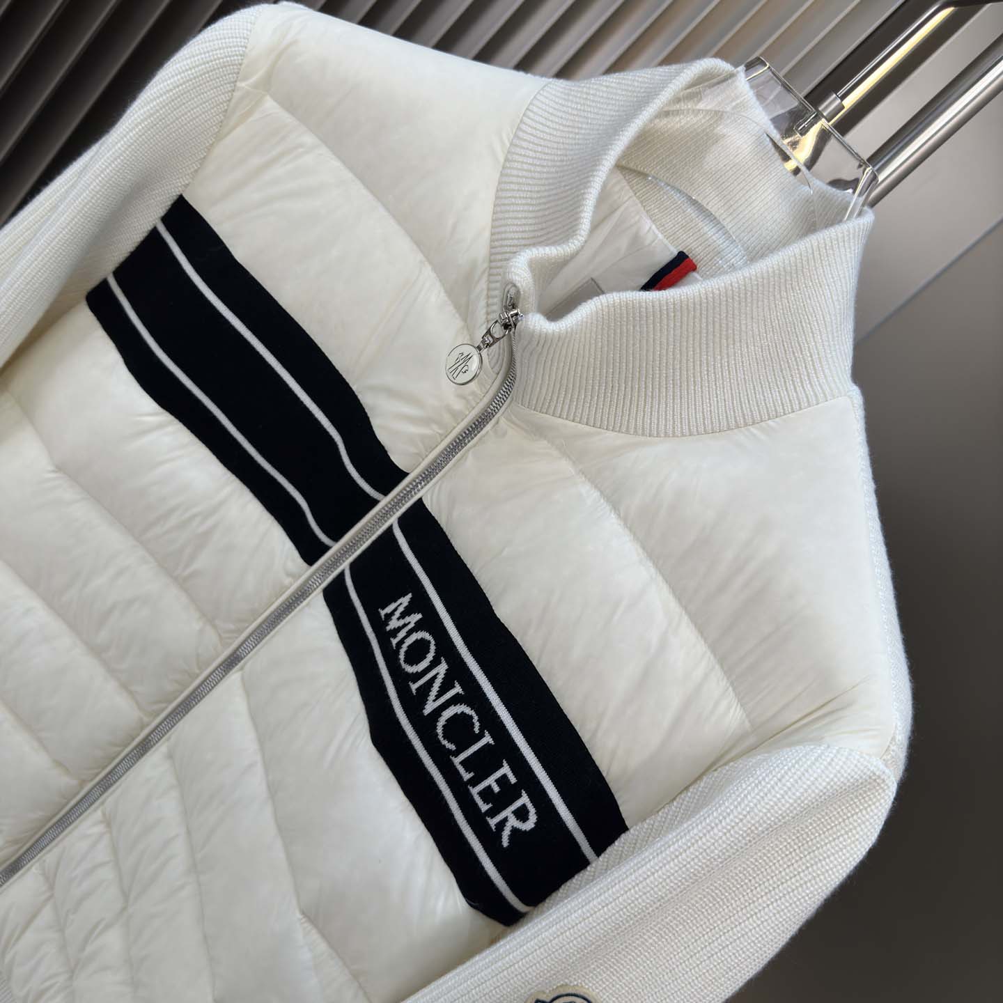 Moncler Color Block Zip Cardigan  - DesignerGu