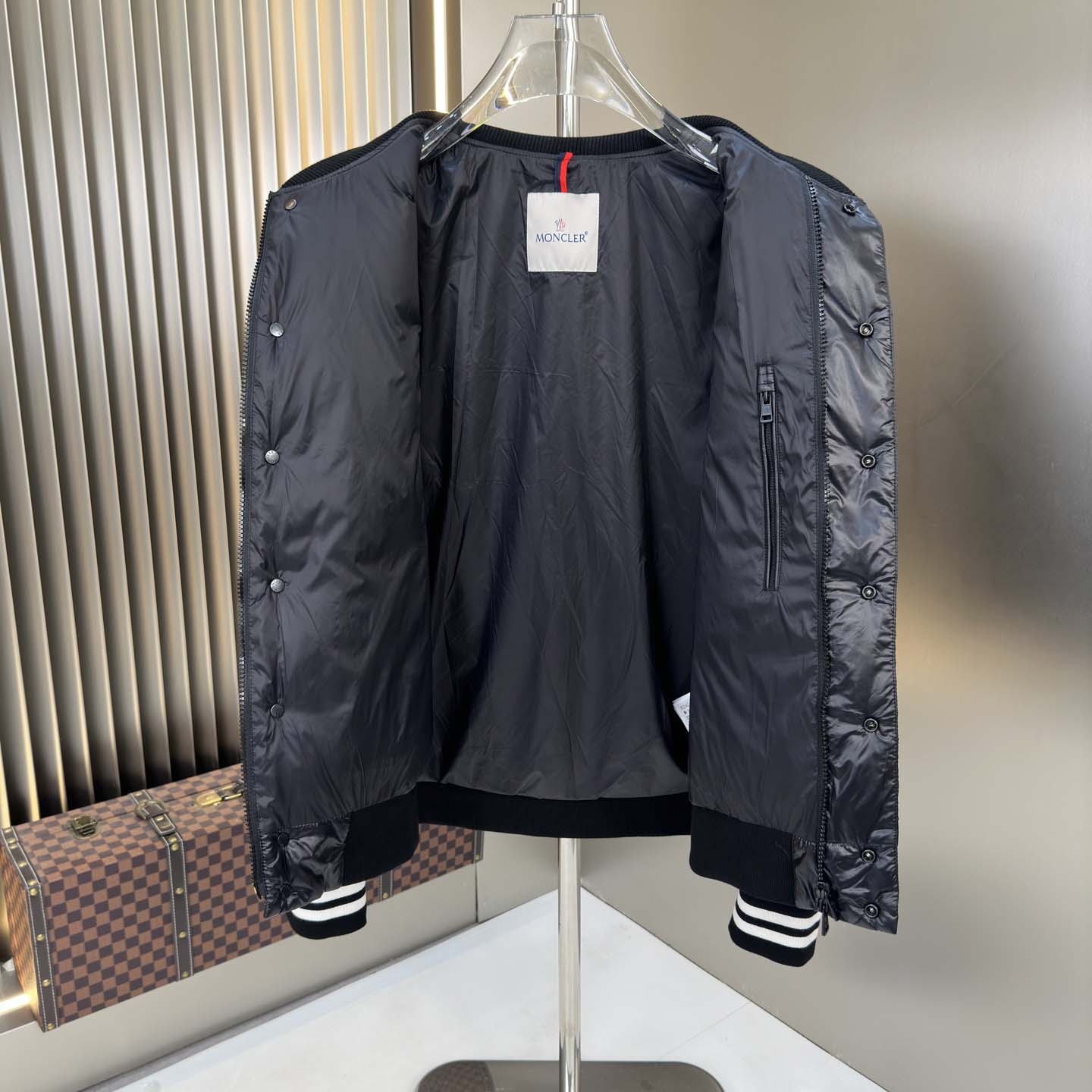 Moncler Paneled Down Jacket - DesignerGu