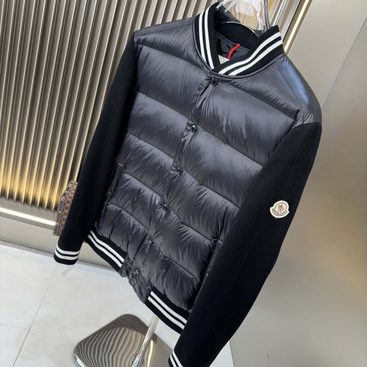 Moncler Paneled Down Jacket - DesignerGu