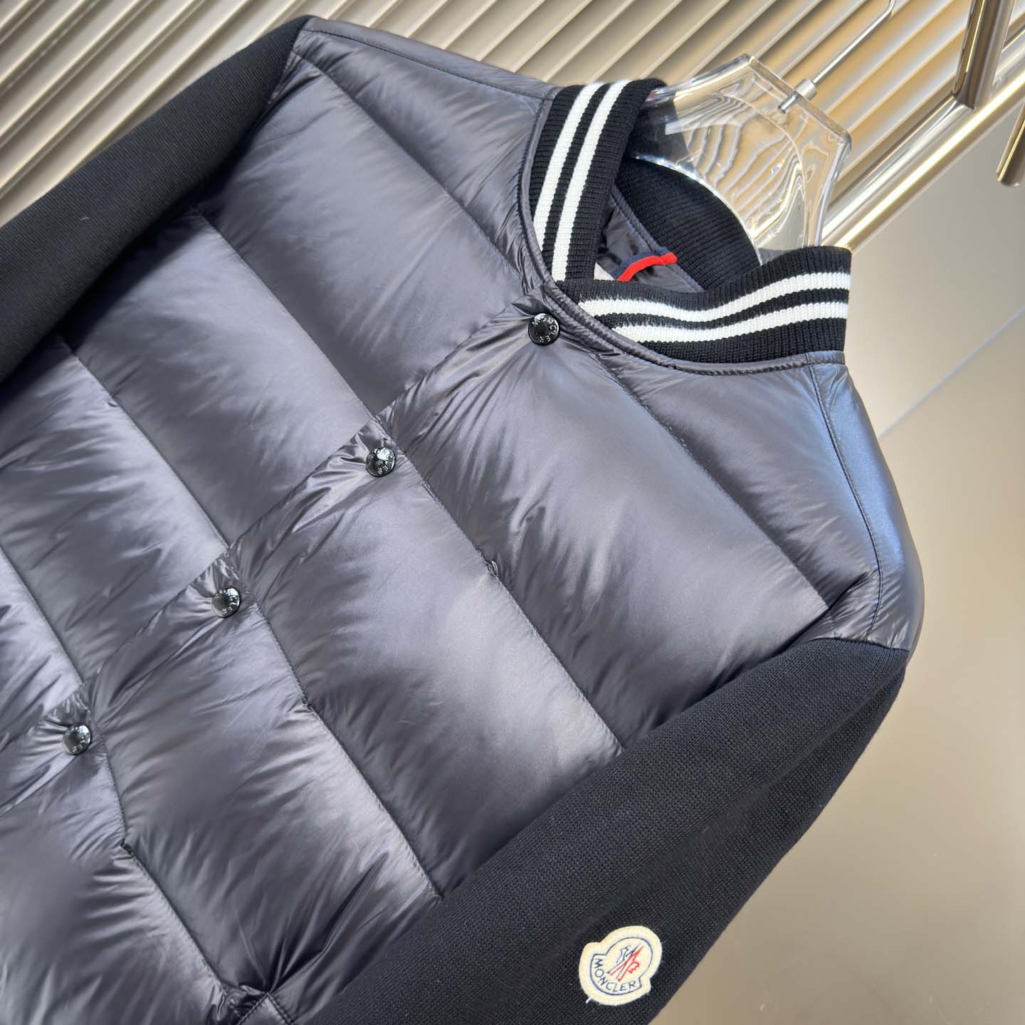 Moncler Paneled Down Jacket - DesignerGu