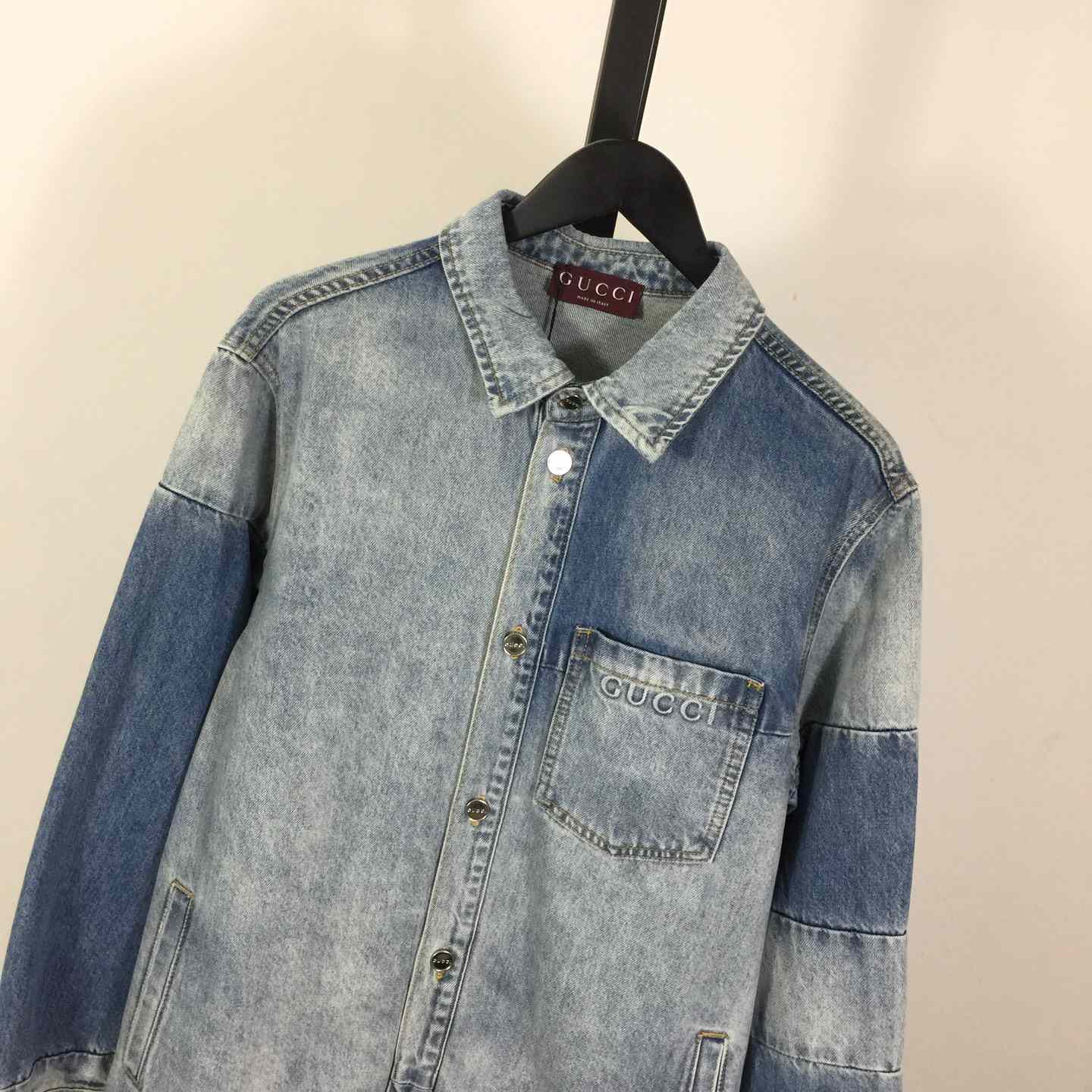Gucci Cotton Denim Shirt - DesignerGu