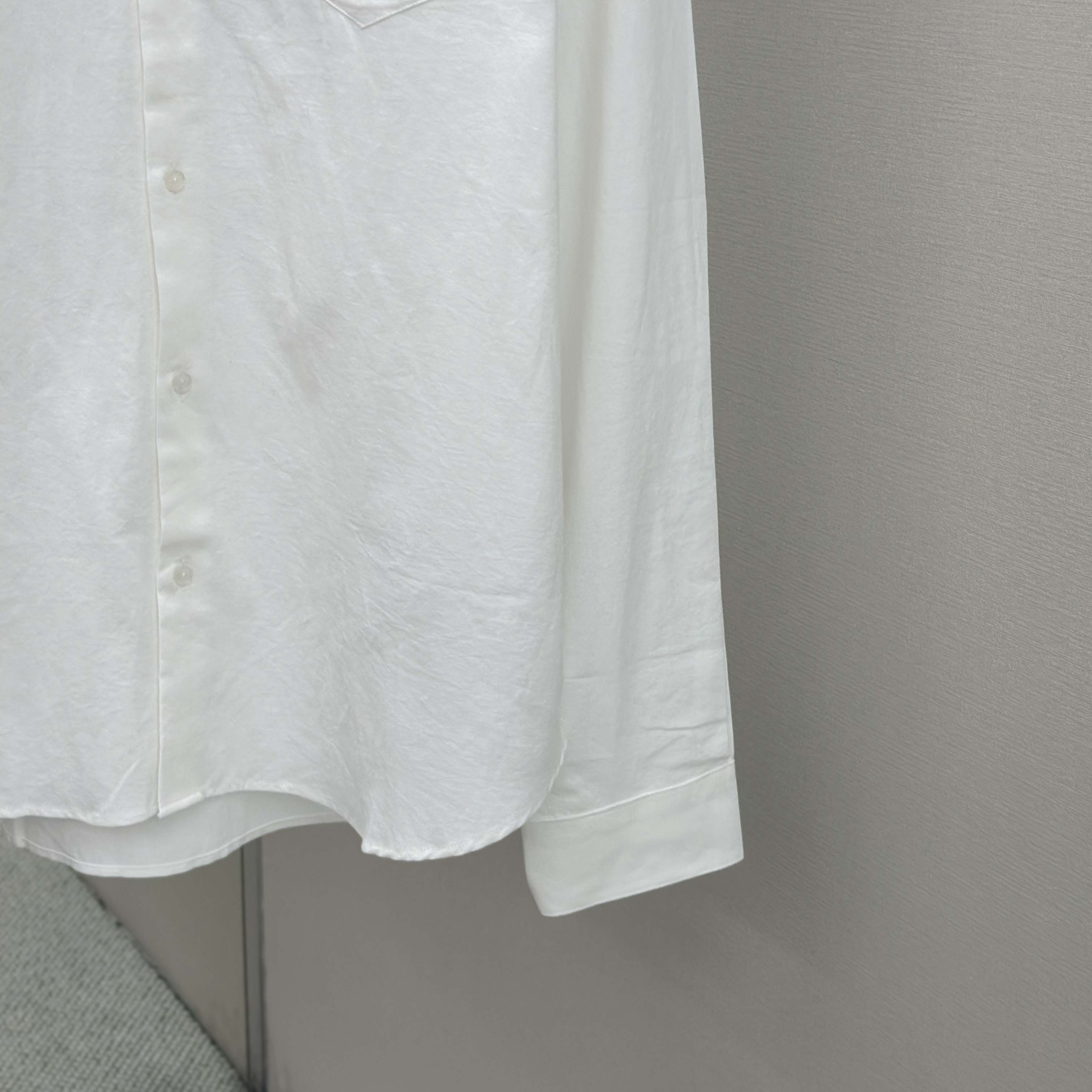 Gucci Web-stripe Trim Cotton Shirt - DesignerGu