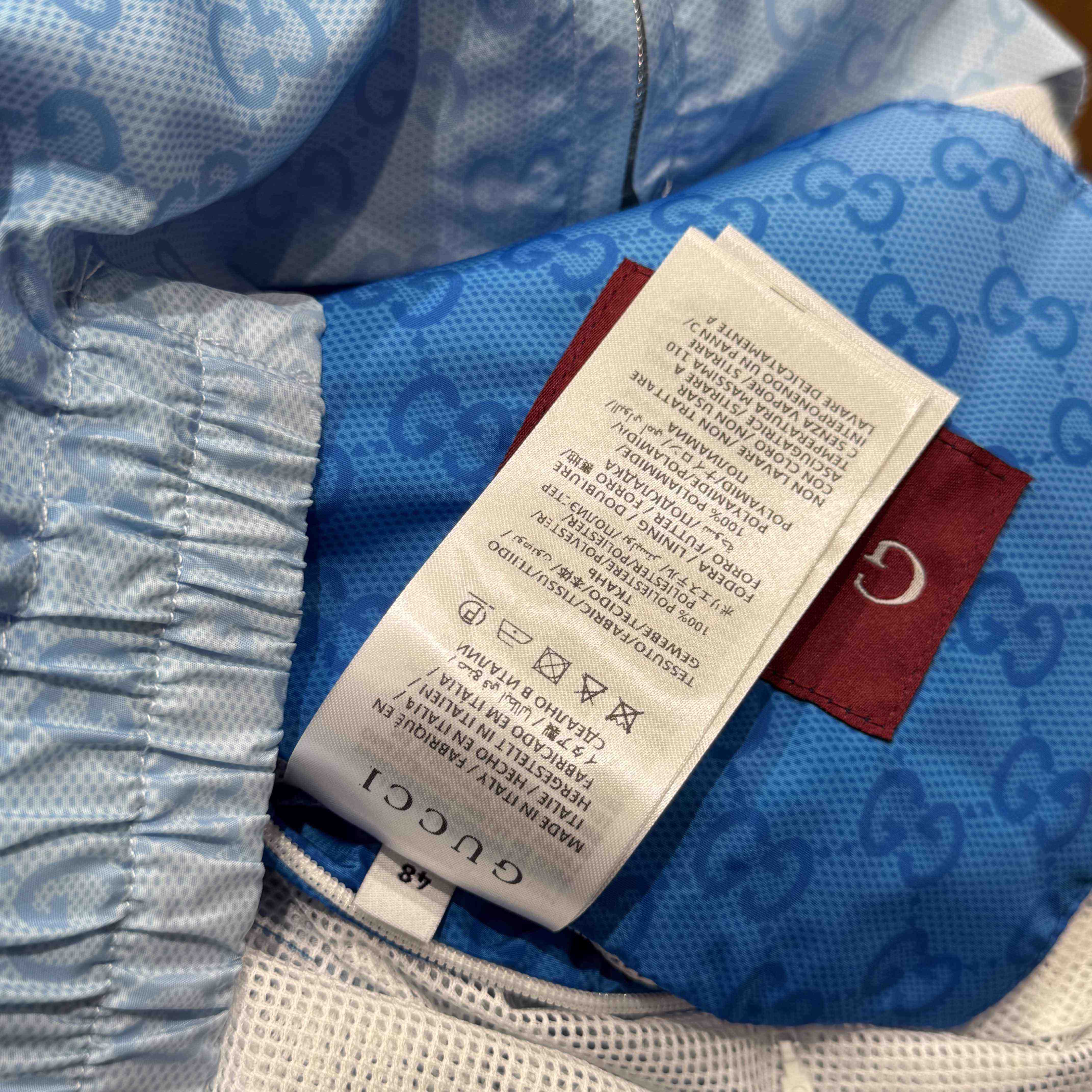 Gucci Printed Technical Poplin Zip Jacket - DesignerGu