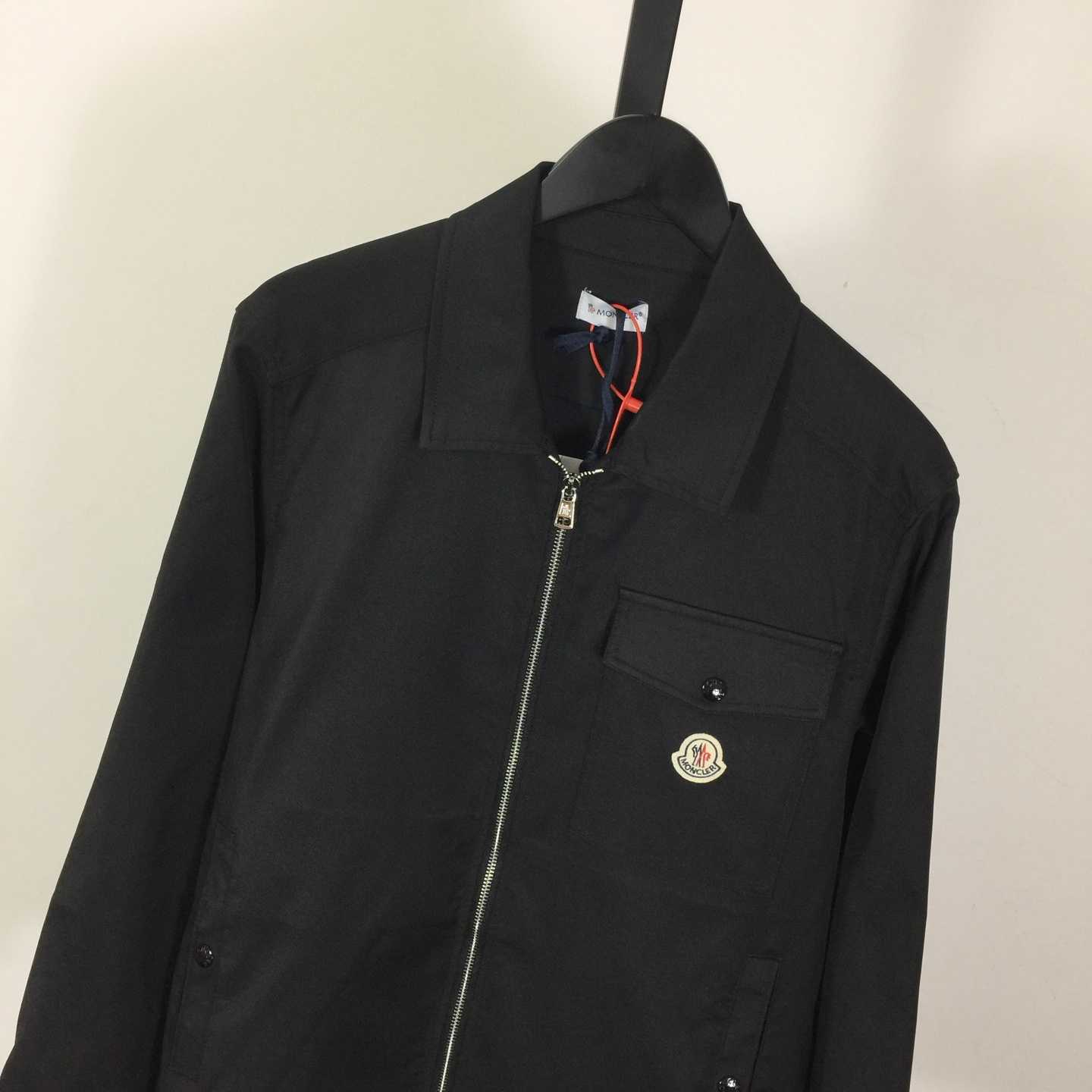 Moncler Cotton Gabardine Zip-Up Shirt Jacket - DesignerGu