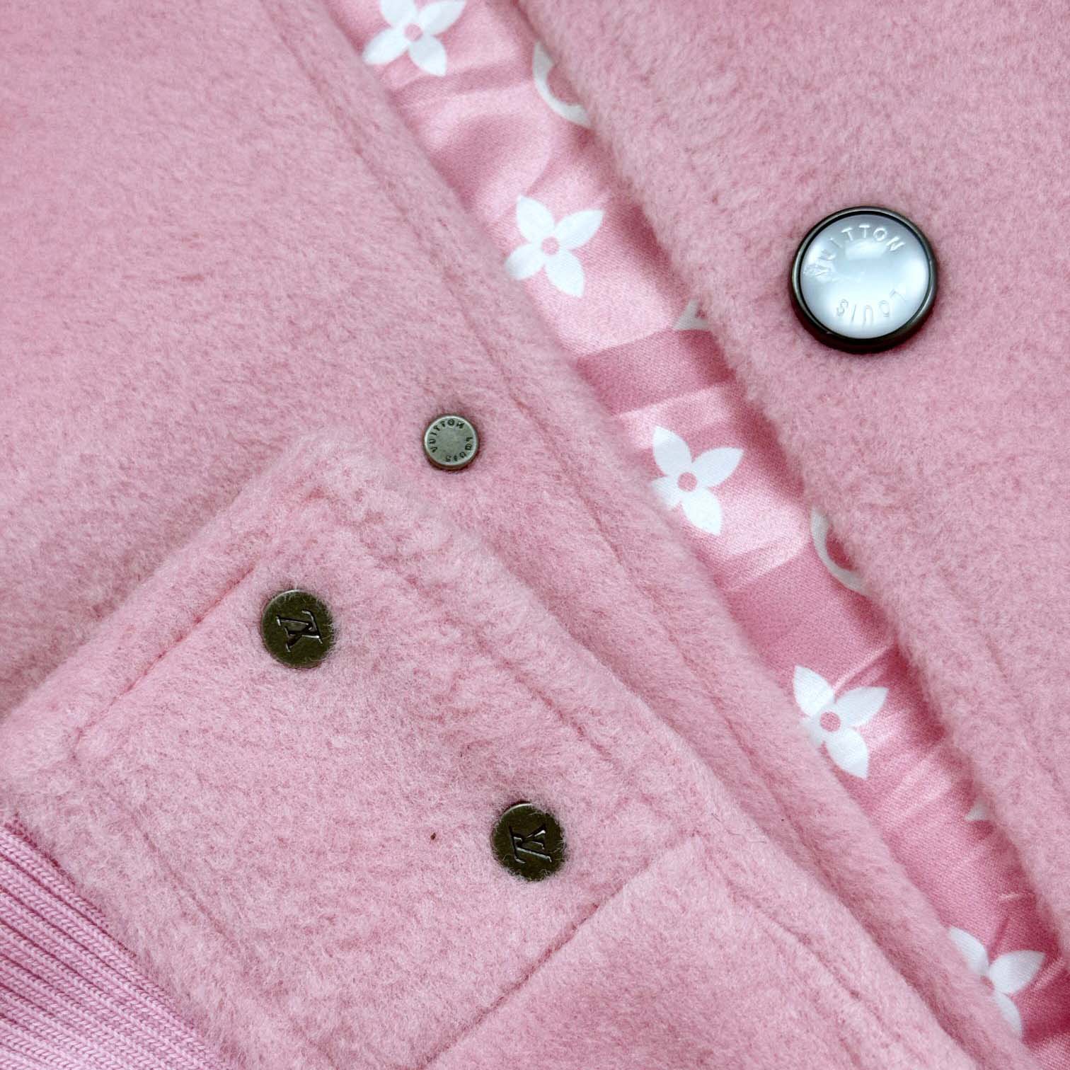 Louis Vuitton Signature Leather Varsity Jacket   1AILZ2 - DesignerGu