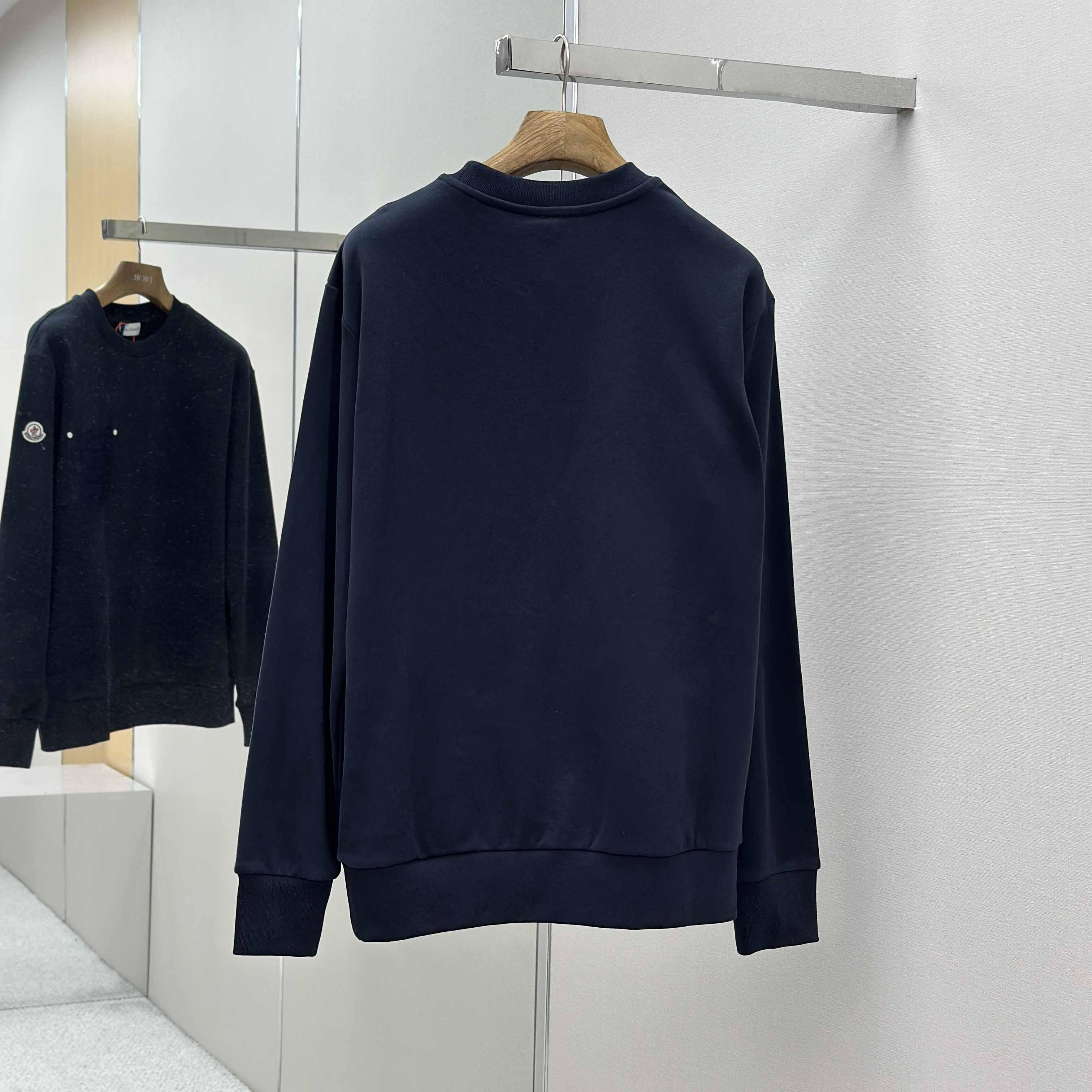 Moncler Cotton & Denim Sweatshirt - DesignerGu