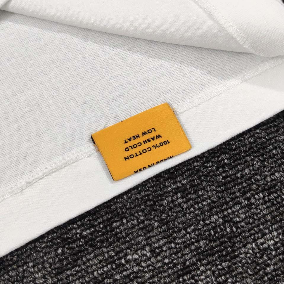 Gallery Dept Tee White Black Used Small - DesignerGu