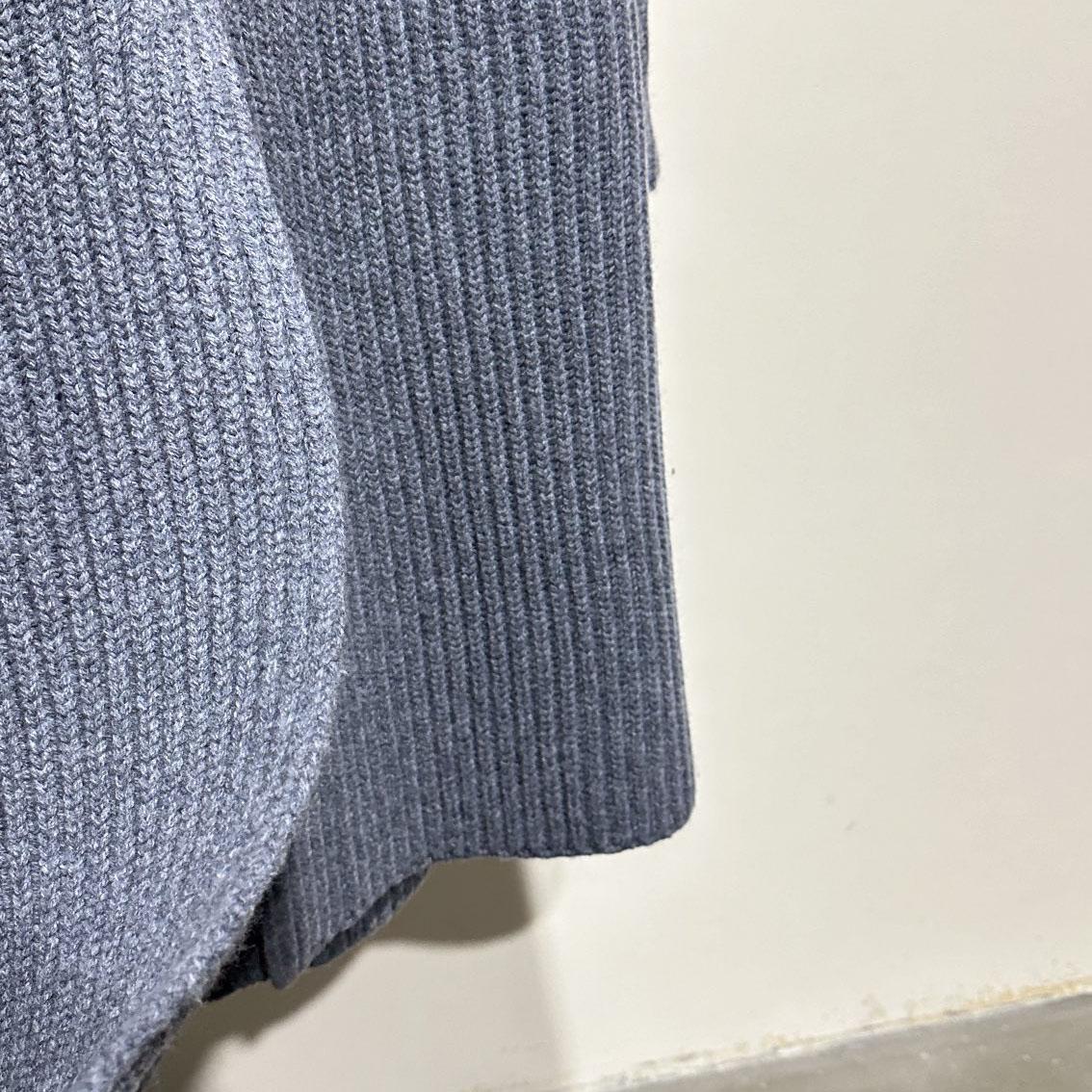 Bottega Veneta Gray Felted Coat - DesignerGu