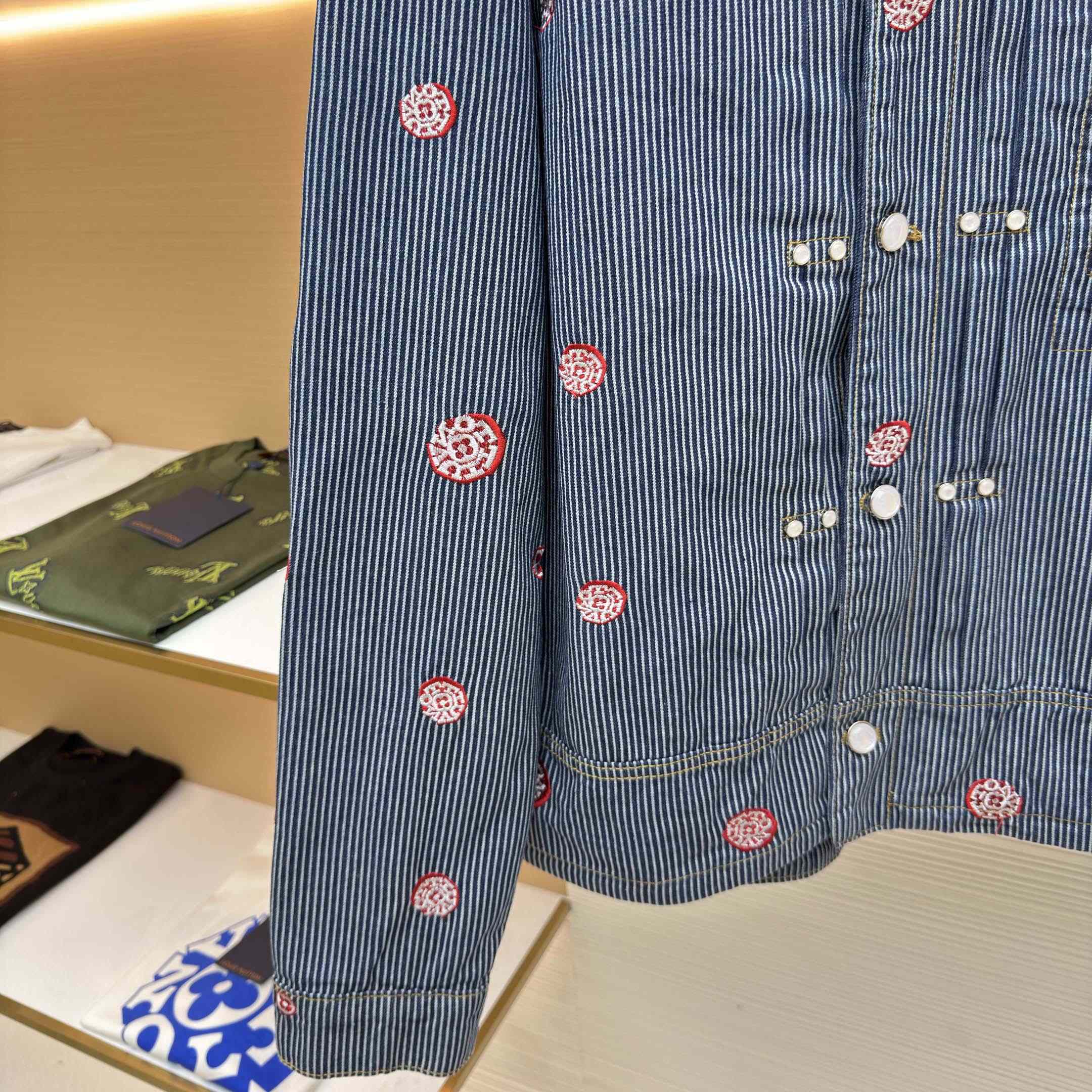 Louis Vuitton Embellished Workwear Jacket   1AILMB - DesignerGu