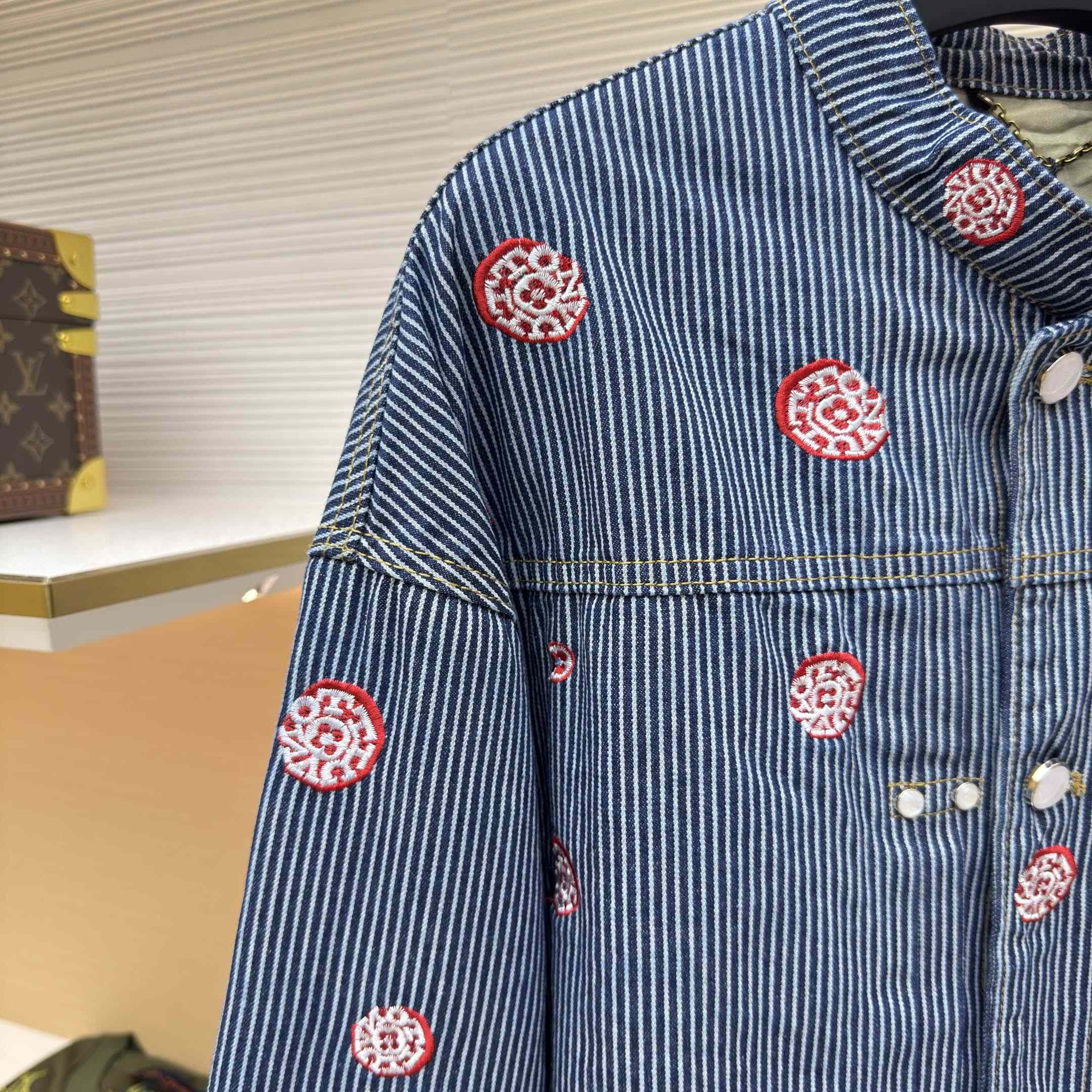 Louis Vuitton Embellished Workwear Jacket   1AILMB - DesignerGu