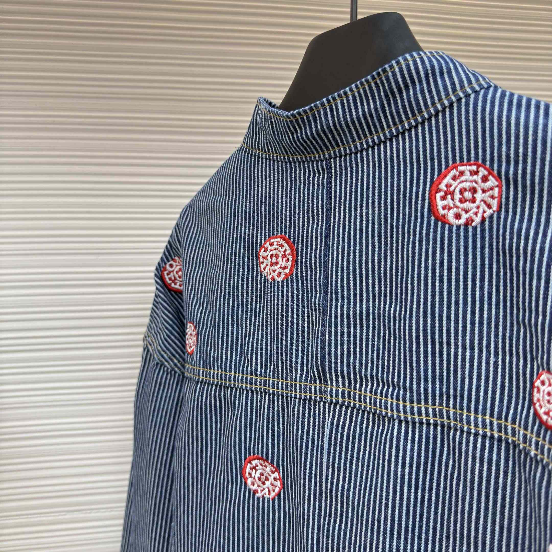 Louis Vuitton Embellished Workwear Jacket   1AILMB - DesignerGu