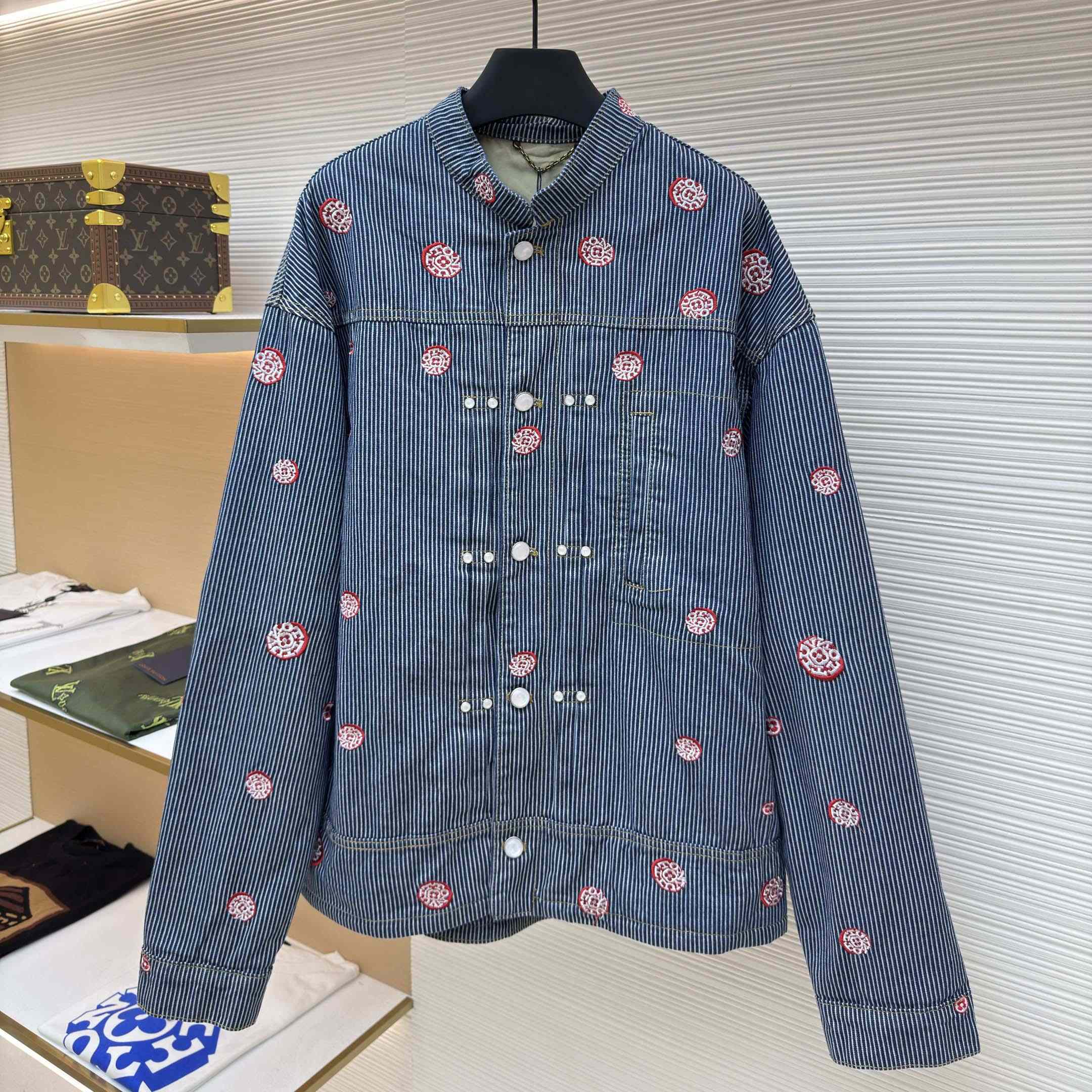 Louis Vuitton Embellished Workwear Jacket   1AILMB - DesignerGu