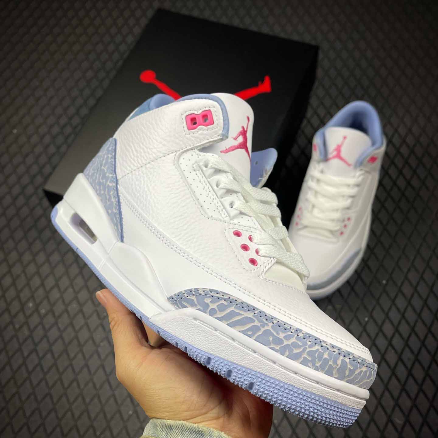 Air Jordan 3 Retro “White & Sport Blue” – HQ0784-101 - DesignerGu