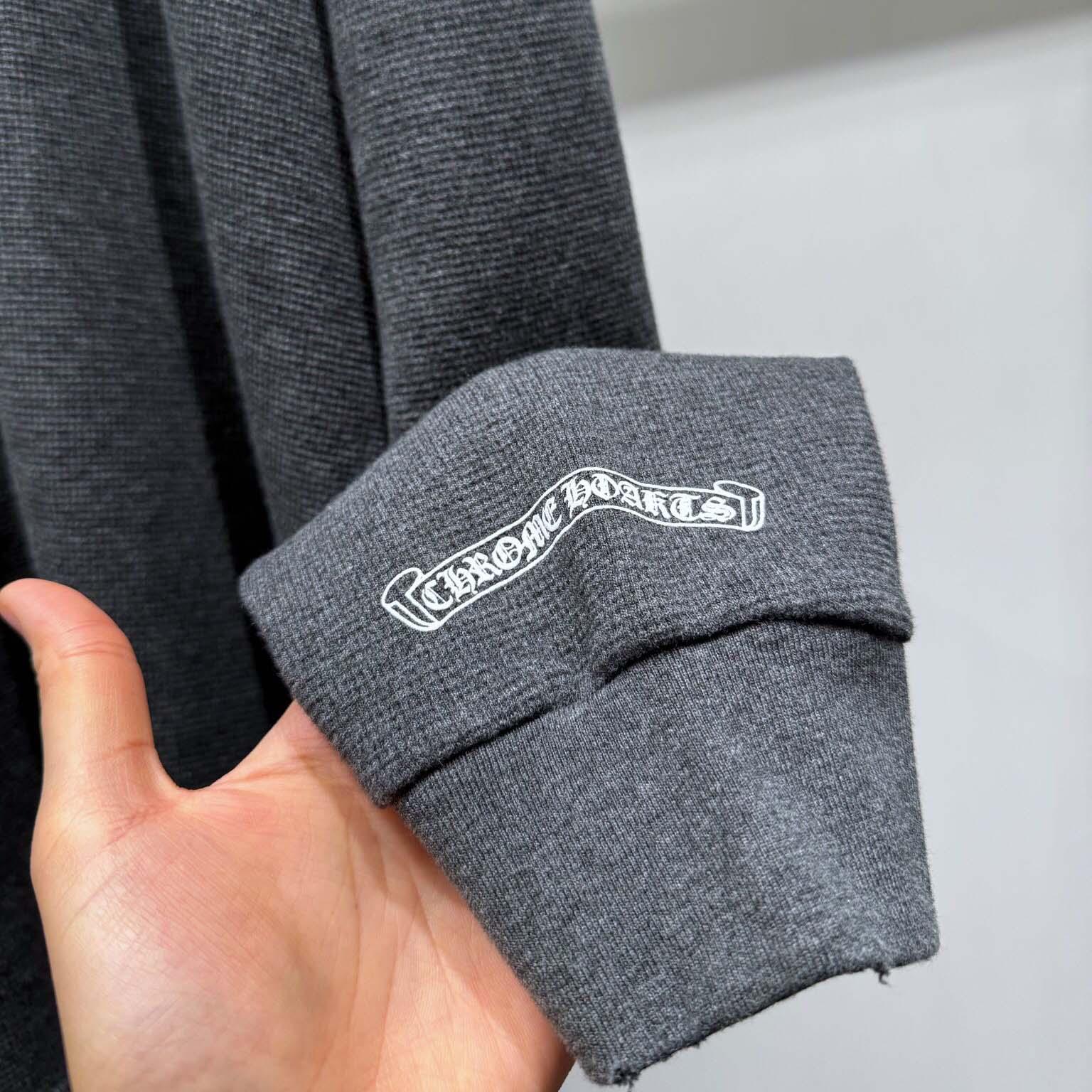 Chrome Hearts CH Embroidered Sweatshirt  - DesignerGu