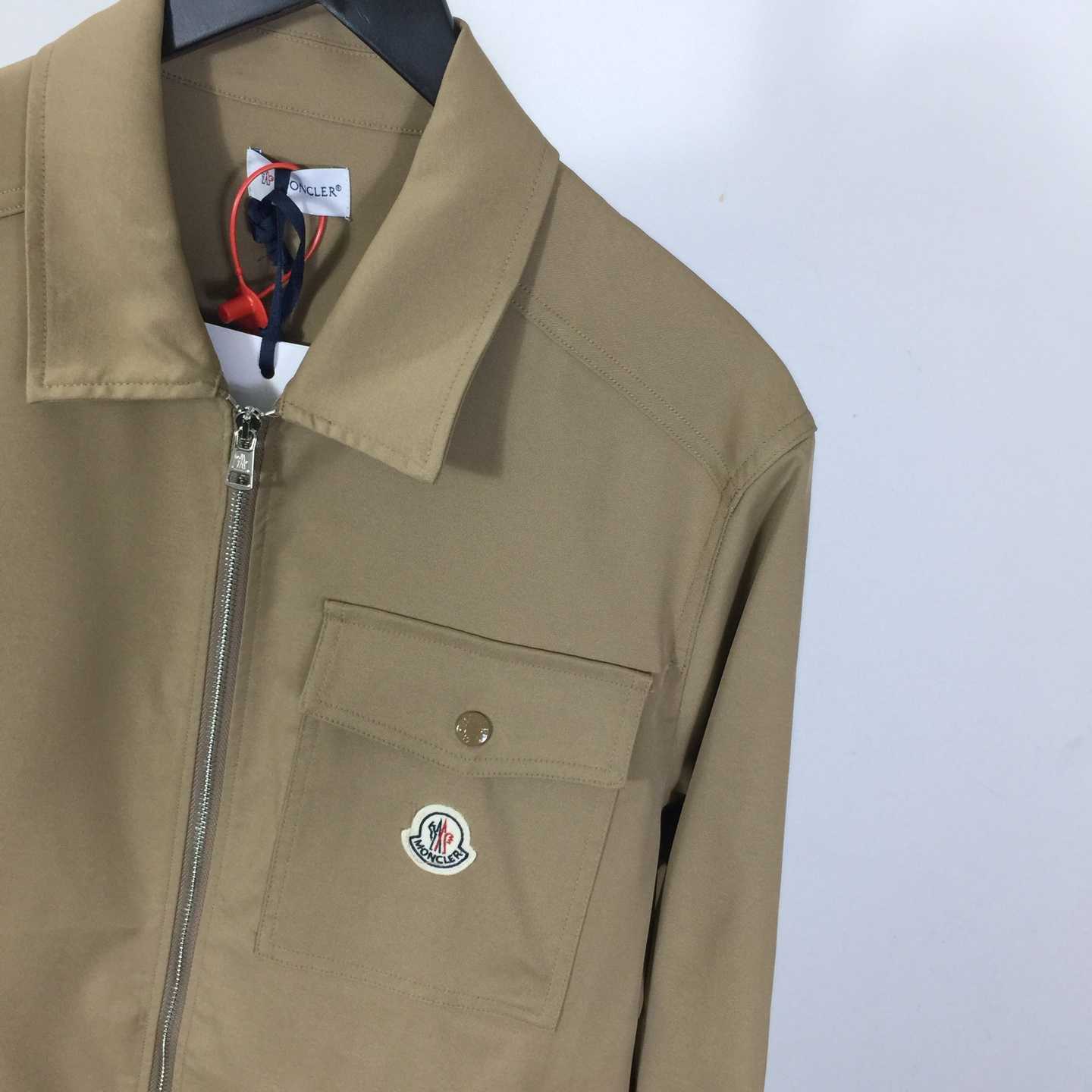 Moncler Gabardine Cotton Shirt Jacket - DesignerGu