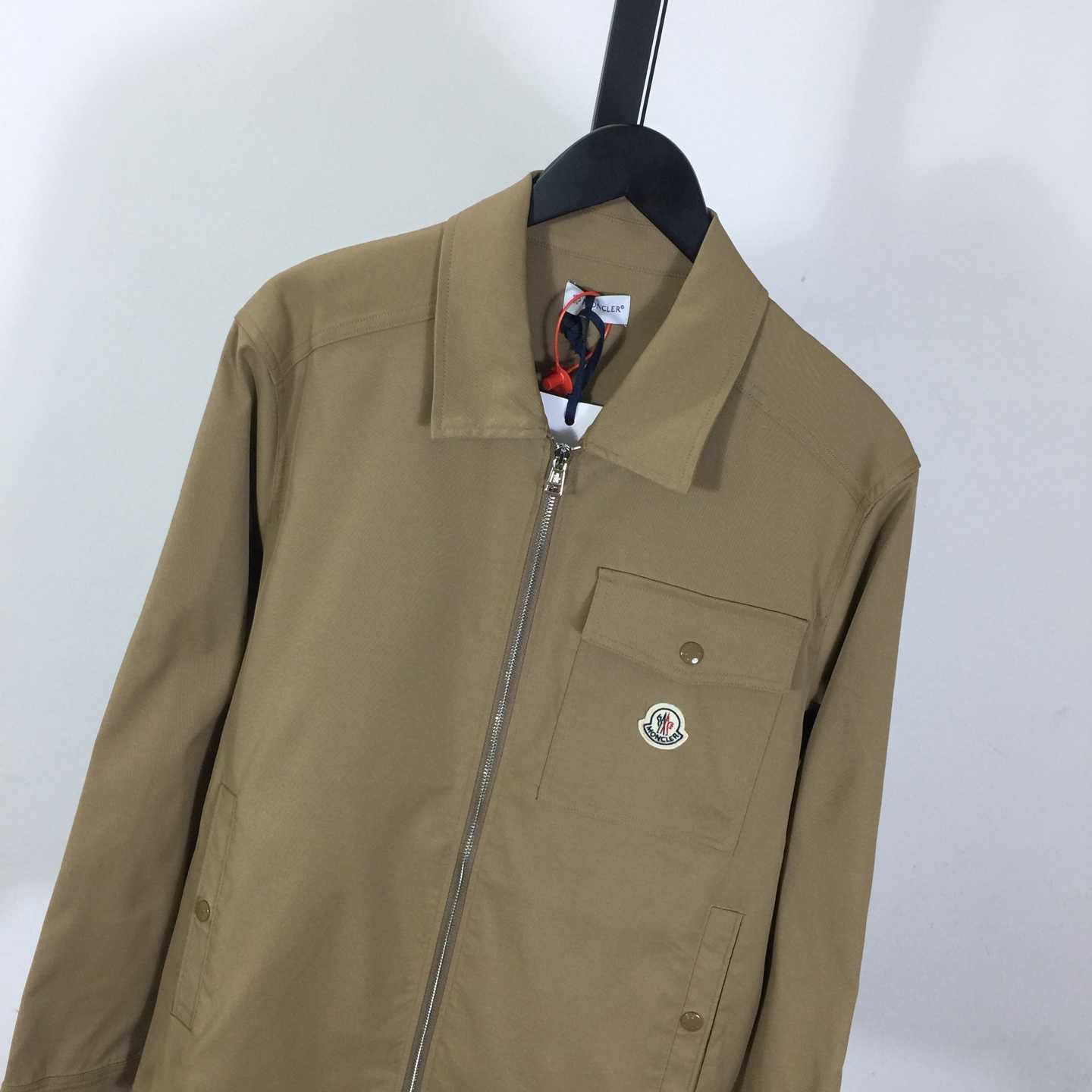 Moncler Gabardine Cotton Shirt Jacket - DesignerGu