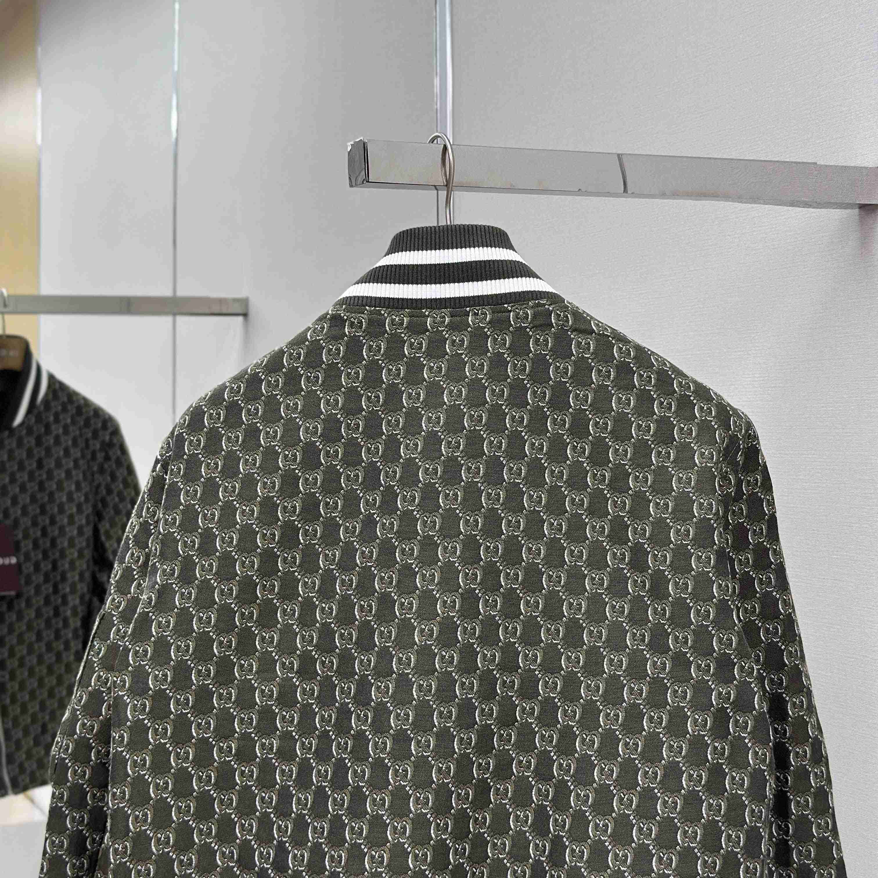 Gucci Logo-Jacquard Padded Cotton-Twill Bomber Jacket - DesignerGu