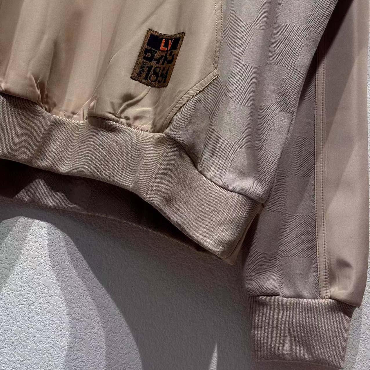 Louis Vuitton Damier Hybrid Half-Zip Workwear Pullover   1AIMK2 - DesignerGu