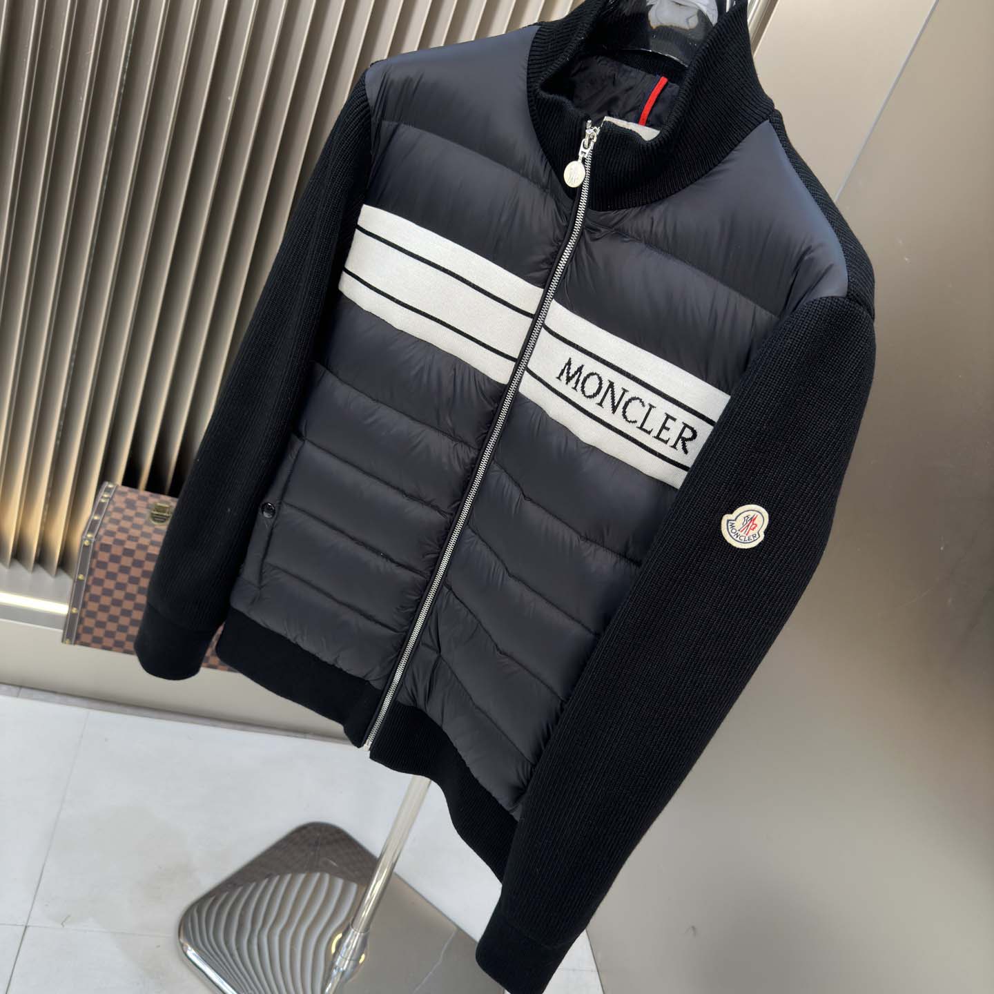 Moncler Color Block Zip Cardigan  - DesignerGu