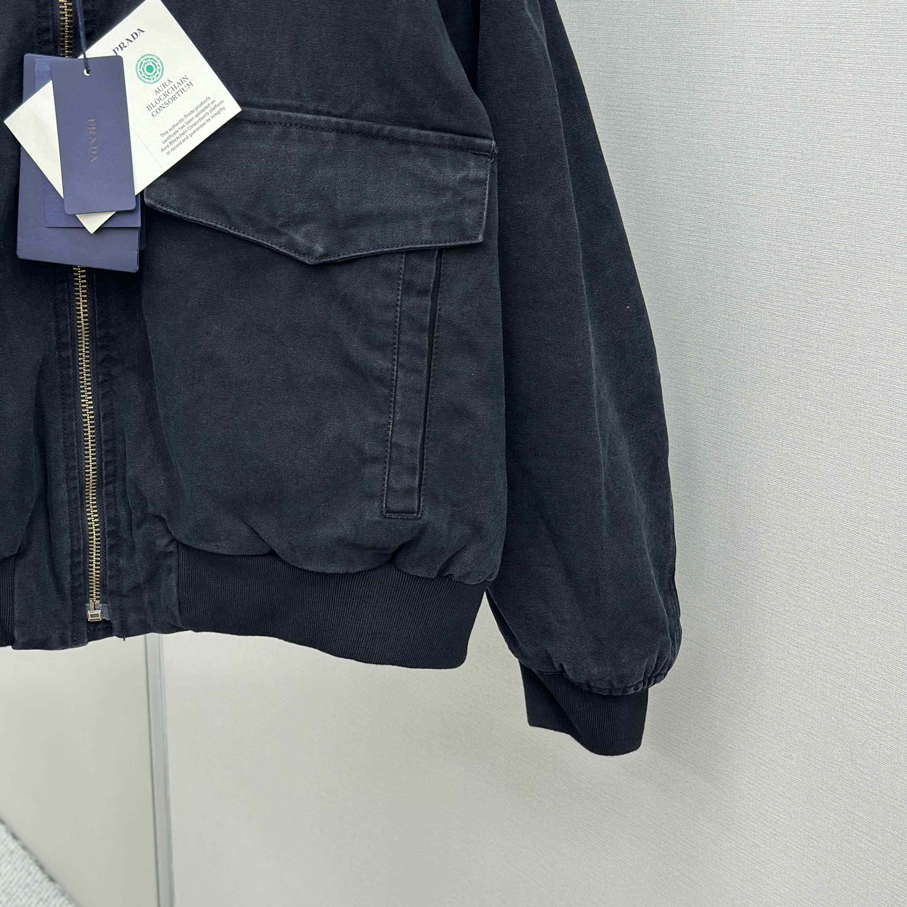 Prada Canvas Blouson Jacket - DesignerGu