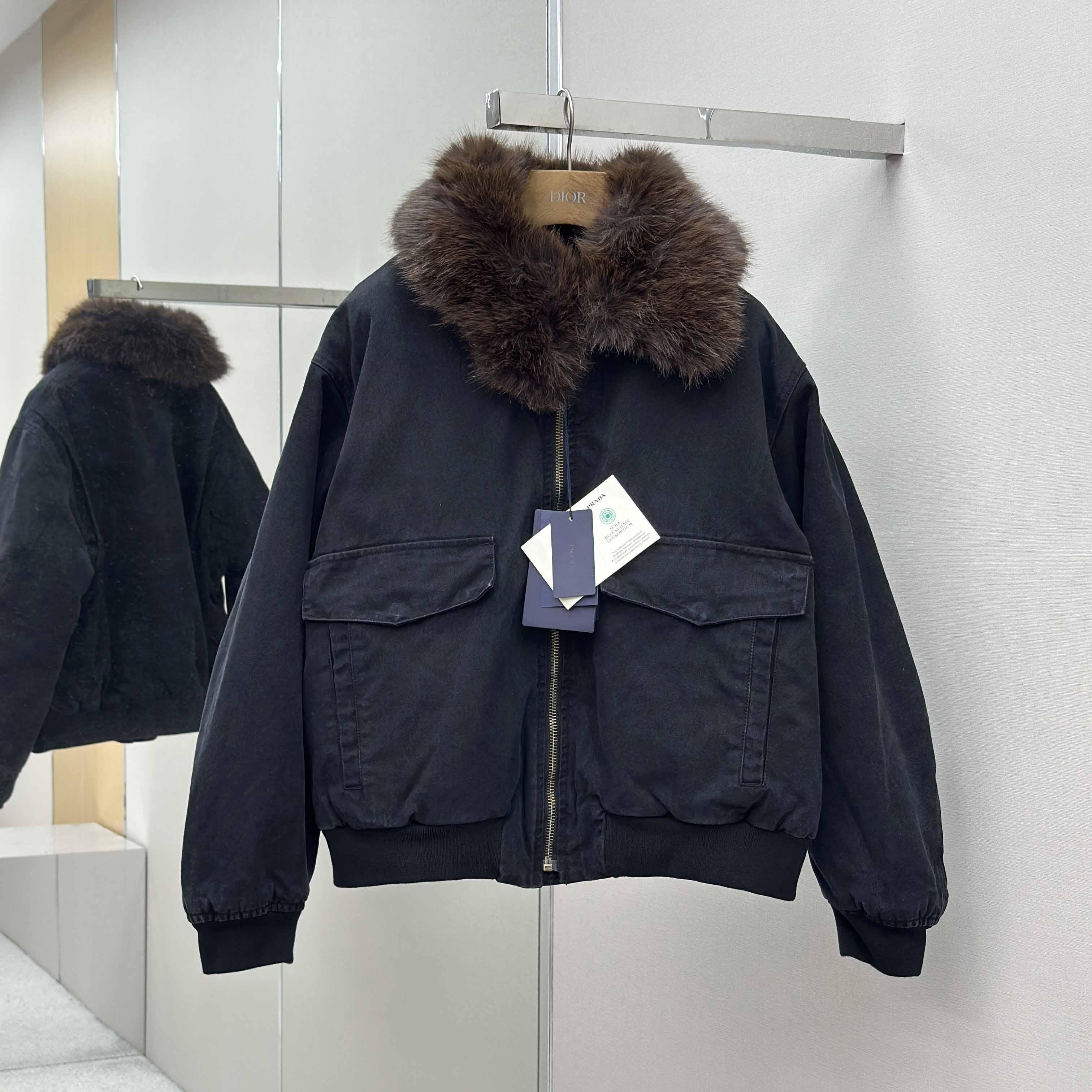 Prada Canvas Blouson Jacket - DesignerGu