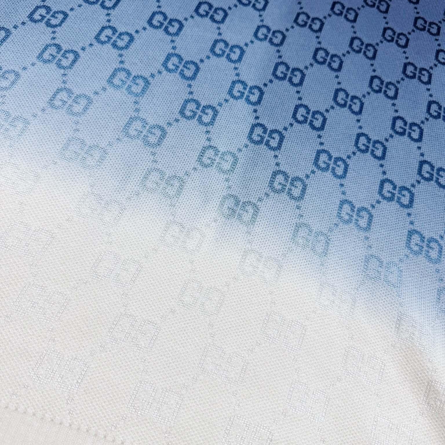 Gucci GG Cotton Knit Jacquard Polo Shirt - DesignerGu