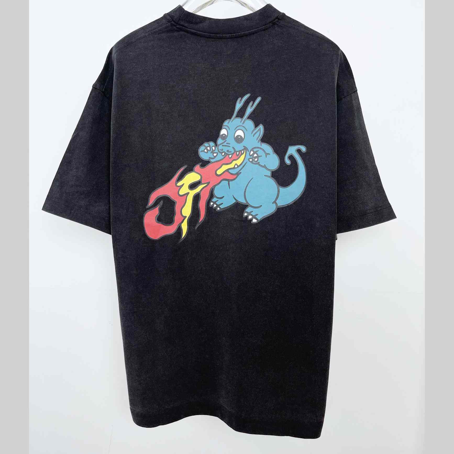 Off-White x BMC Paris Black Logo Oversized T-Shirt - DesignerGu