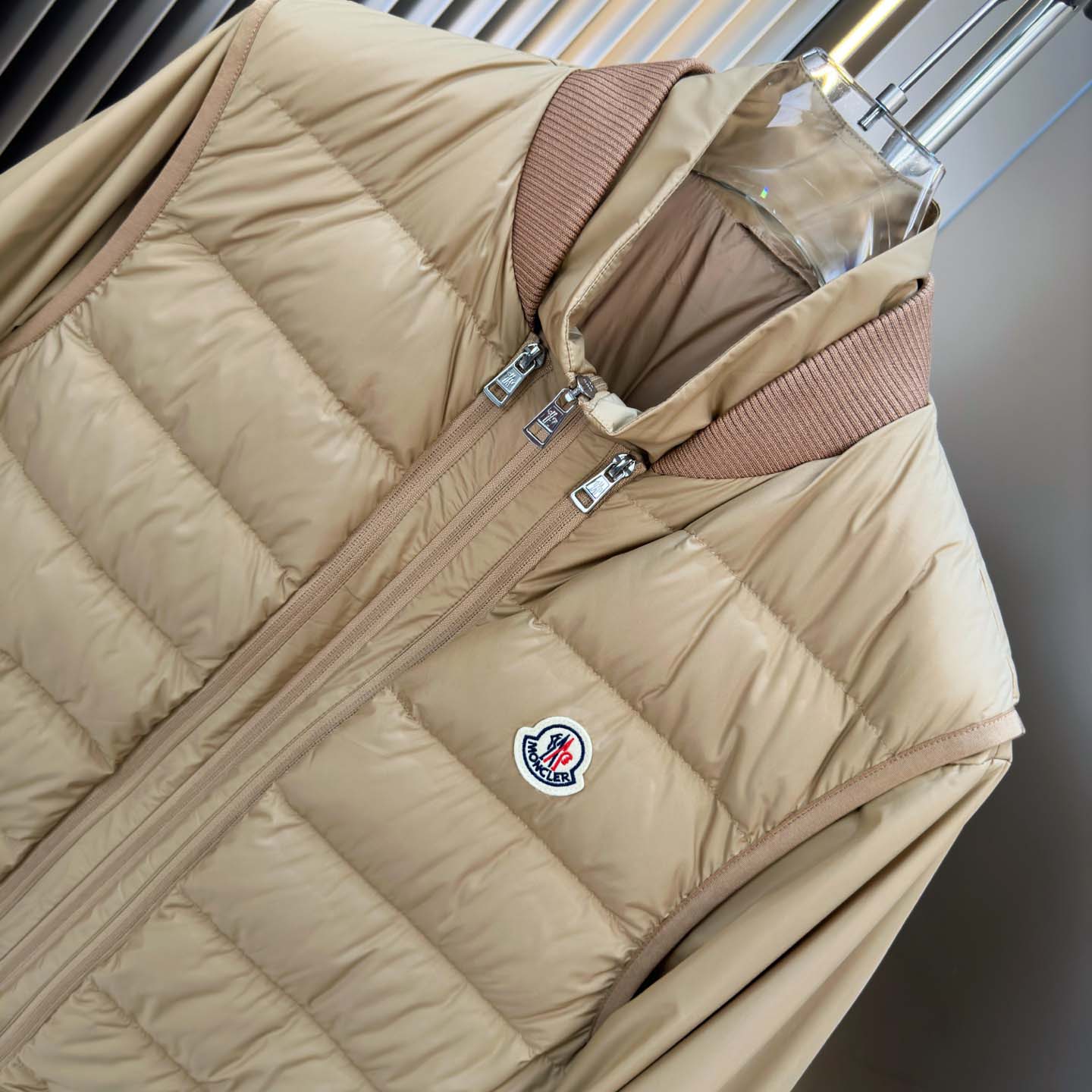 Moncler Verney 3-in-1 Short Jacket & Down Vest Set - DesignerGu